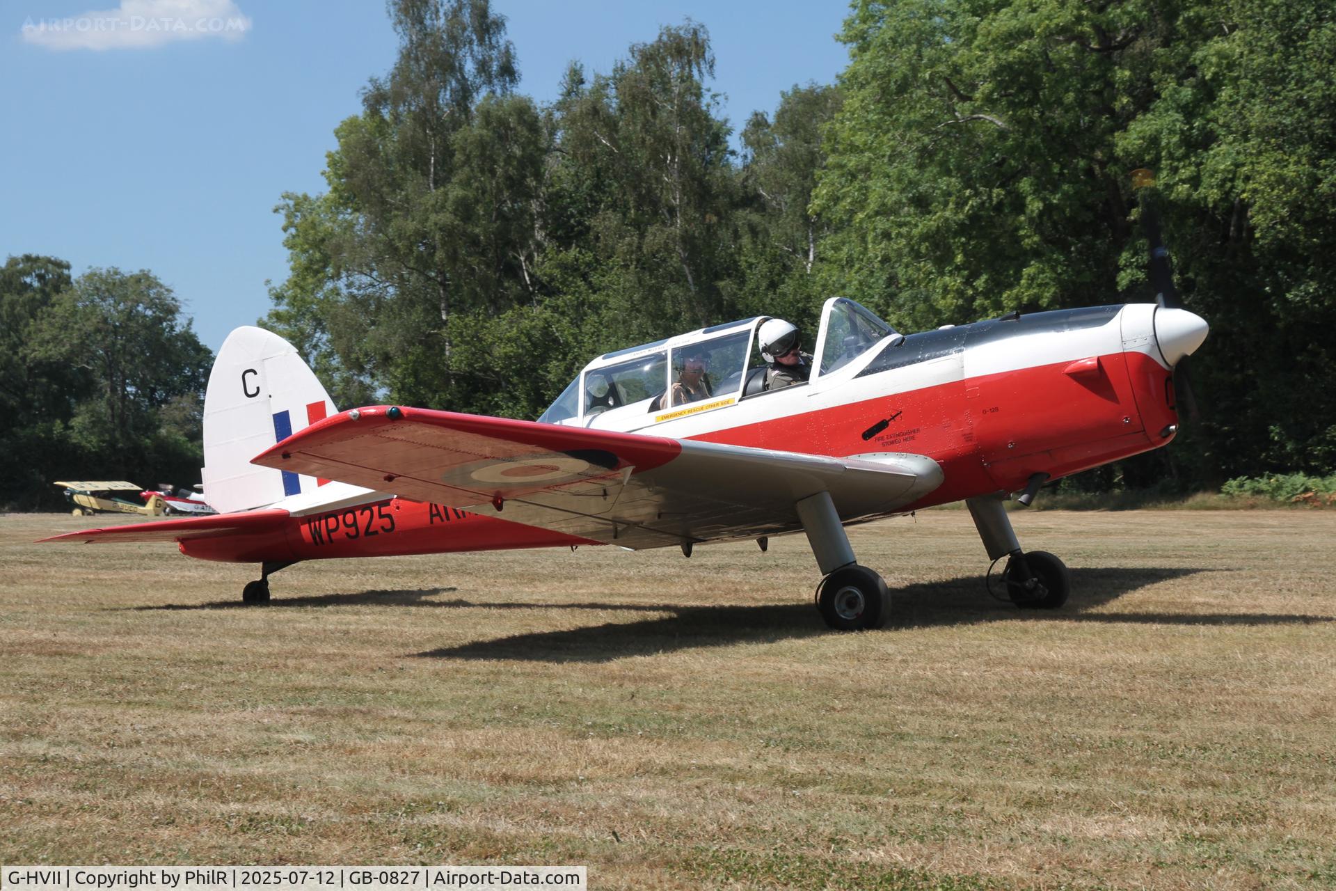 G-HVII, 1952 De Havilland DHC-1 Chipmunk T.10 C/N C1/0801, WP925 (G-HVII, G-BHXA) 1952 DH Chipmunk T10 Fly-In West Tisted