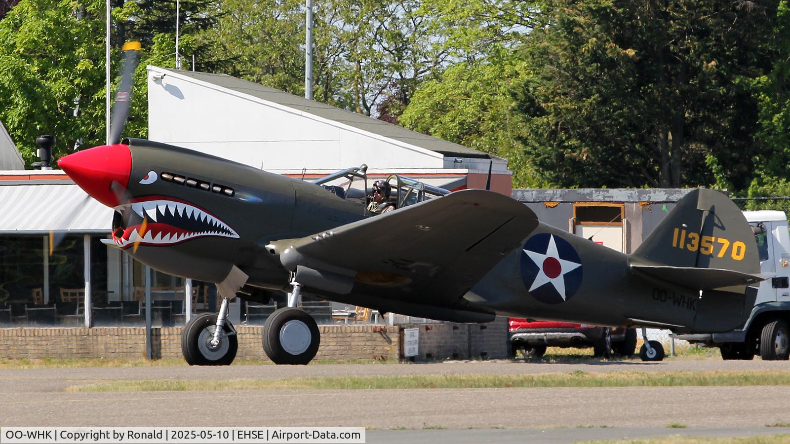 OO-WHK, 1941 Curtiss P-40E Kittyhawk C/N 16786, at seppe