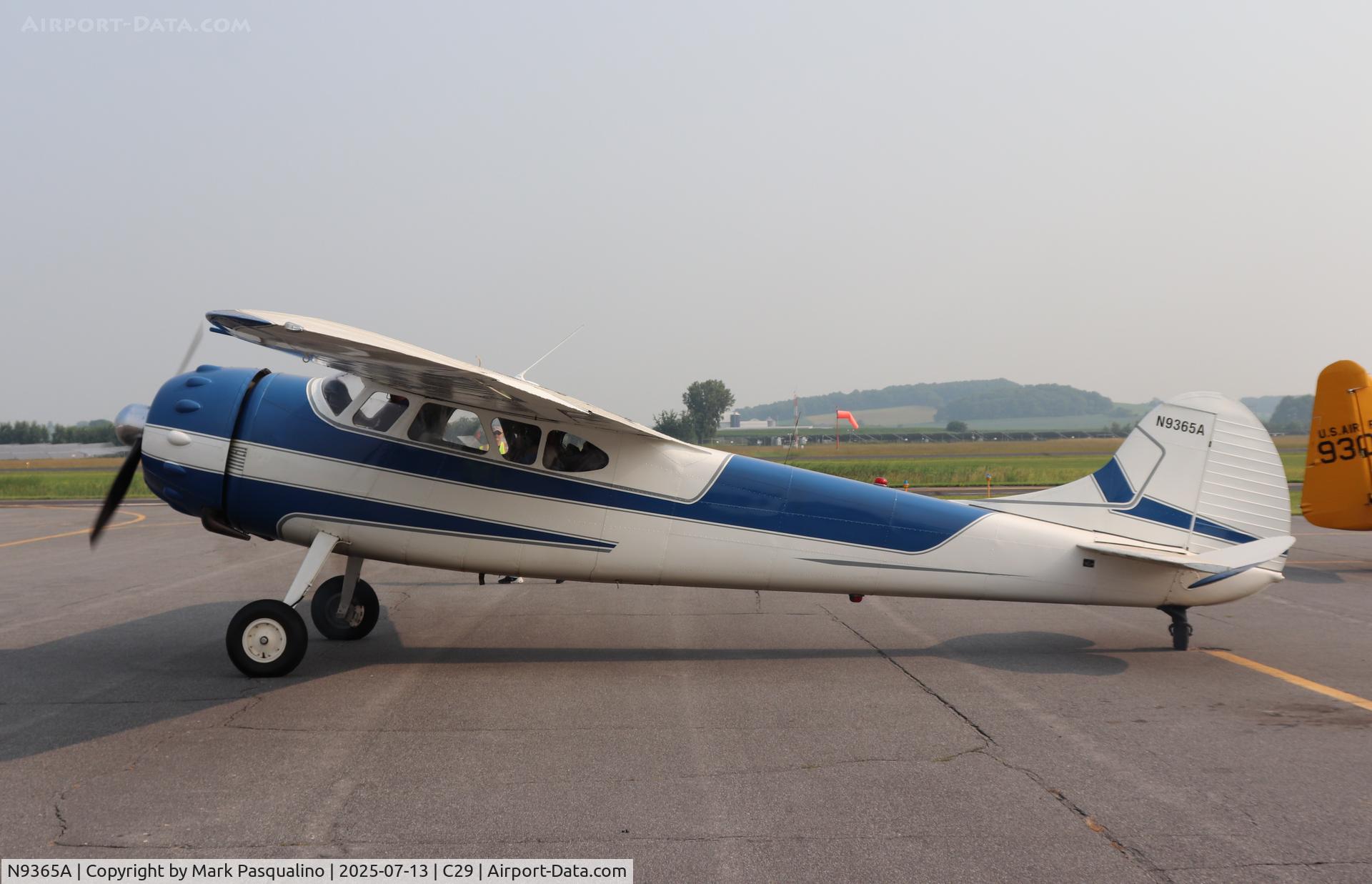N9365A, 1949 Cessna 190 C/N 7444, Cessna 190