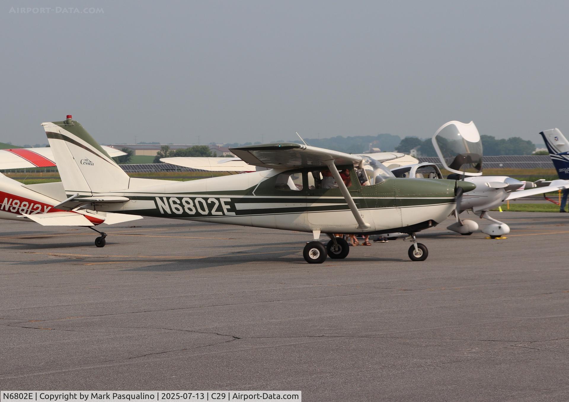 N6802E, 1959 Cessna 175A Skylark C/N 56302, Cessna 175A