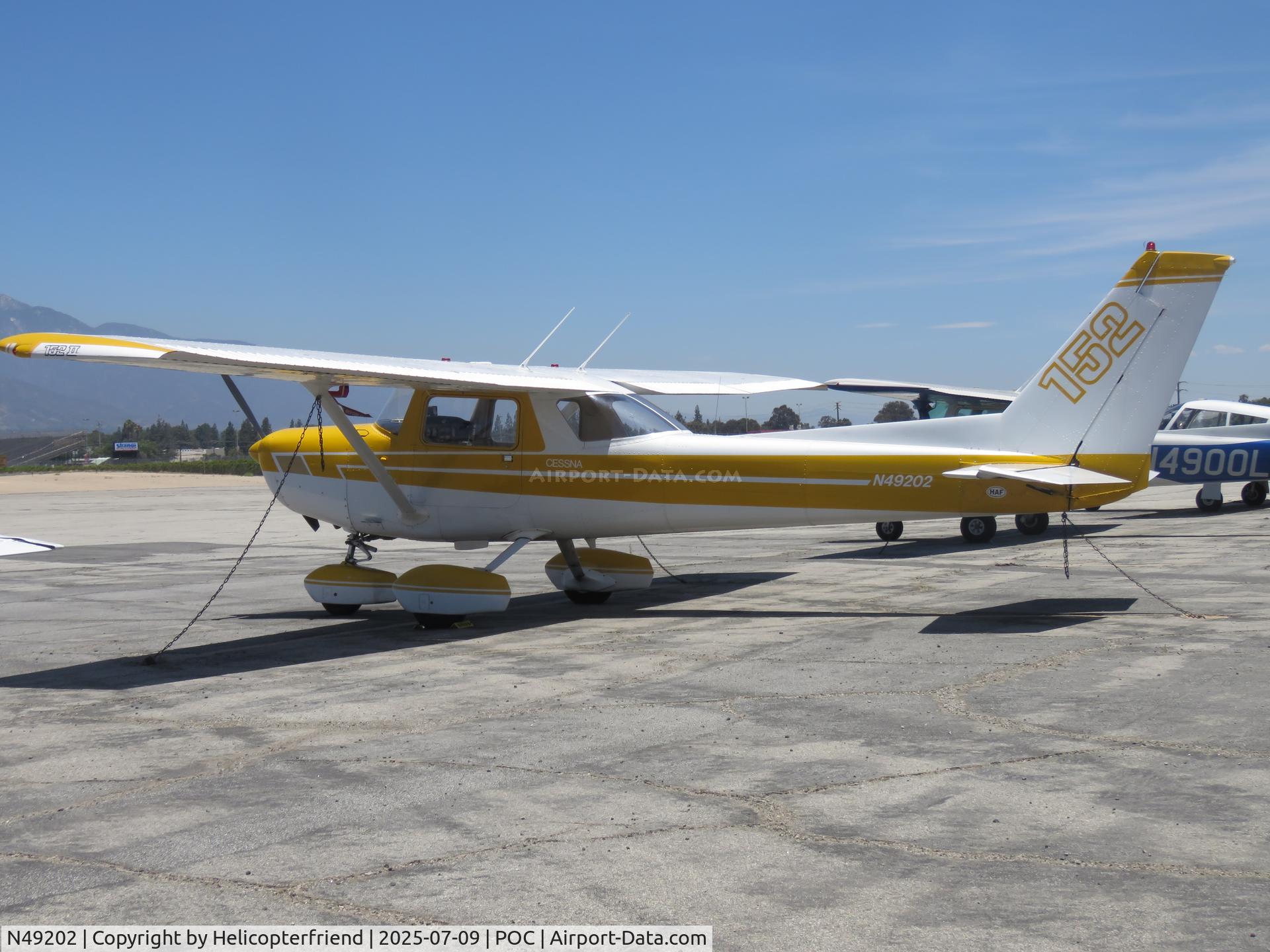 N49202, 1977 Cessna 152 C/N 15281191, Parked in transit