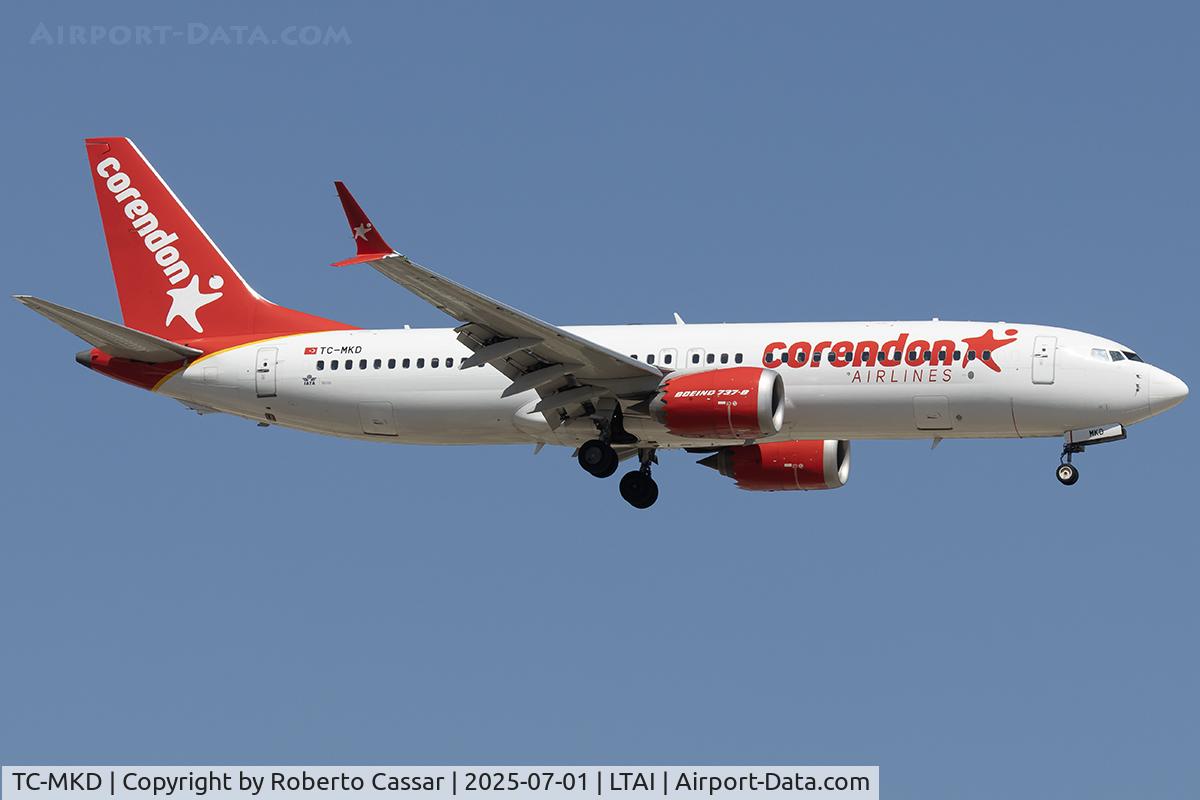TC-MKD, 2022 Boeing 737-8 MAX C/N 65186, Arrival