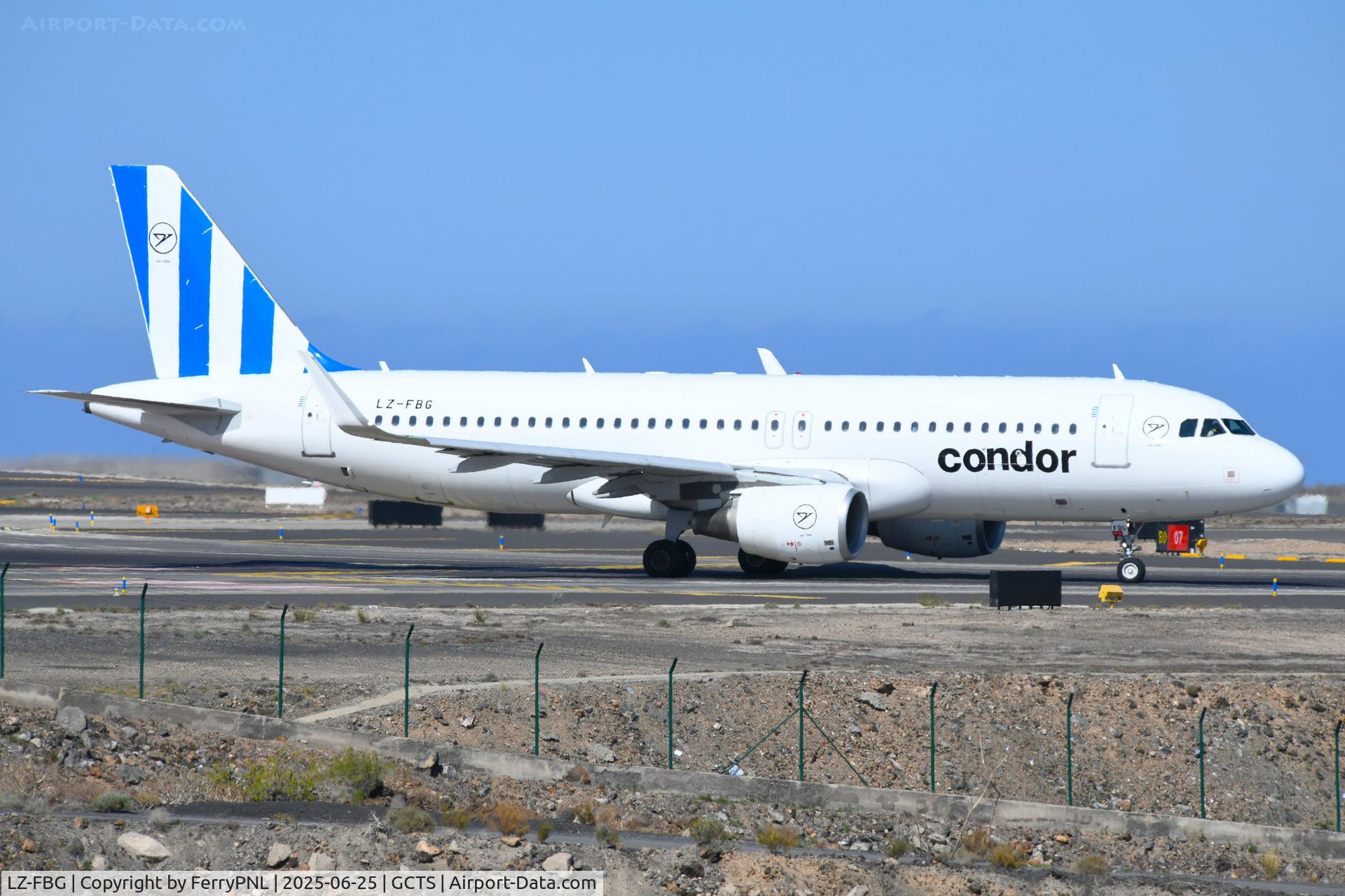 LZ-FBG, 2014 Airbus A320-214(WL) C/N 6012, Condor is using this Bulgaria Air A320 during the summer months