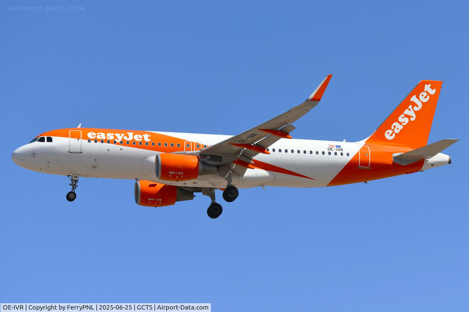 OE-IVR, 2016 Airbus A320-214 C/N 7243, Easyjet A320 overhead