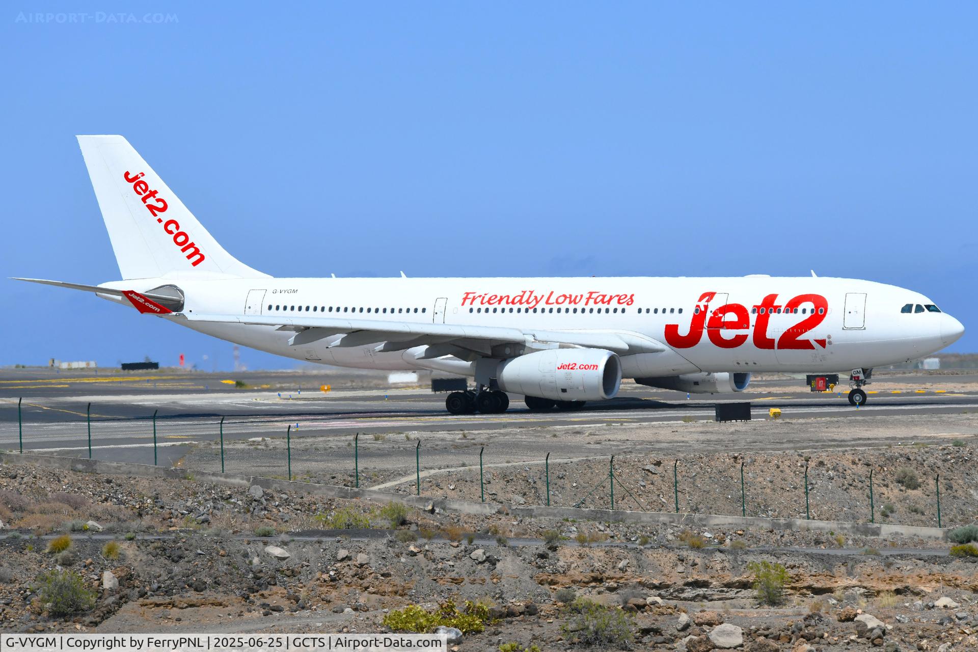 G-VYGM, 2015 Airbus A330-243 C/N 1601, Jet@ A33. lining-up for departure