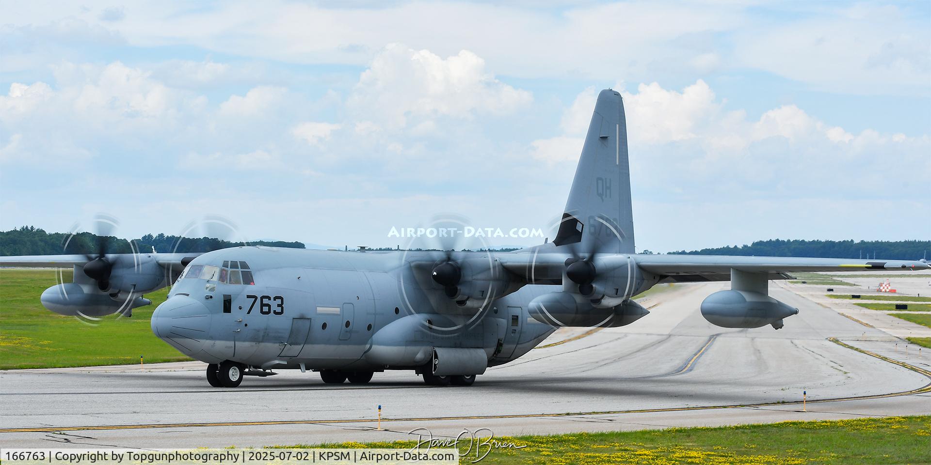 166763, Lockheed KC-130J Hercules C/N 382, RANGER41 departing as part of Atlantic Alliance 2025
