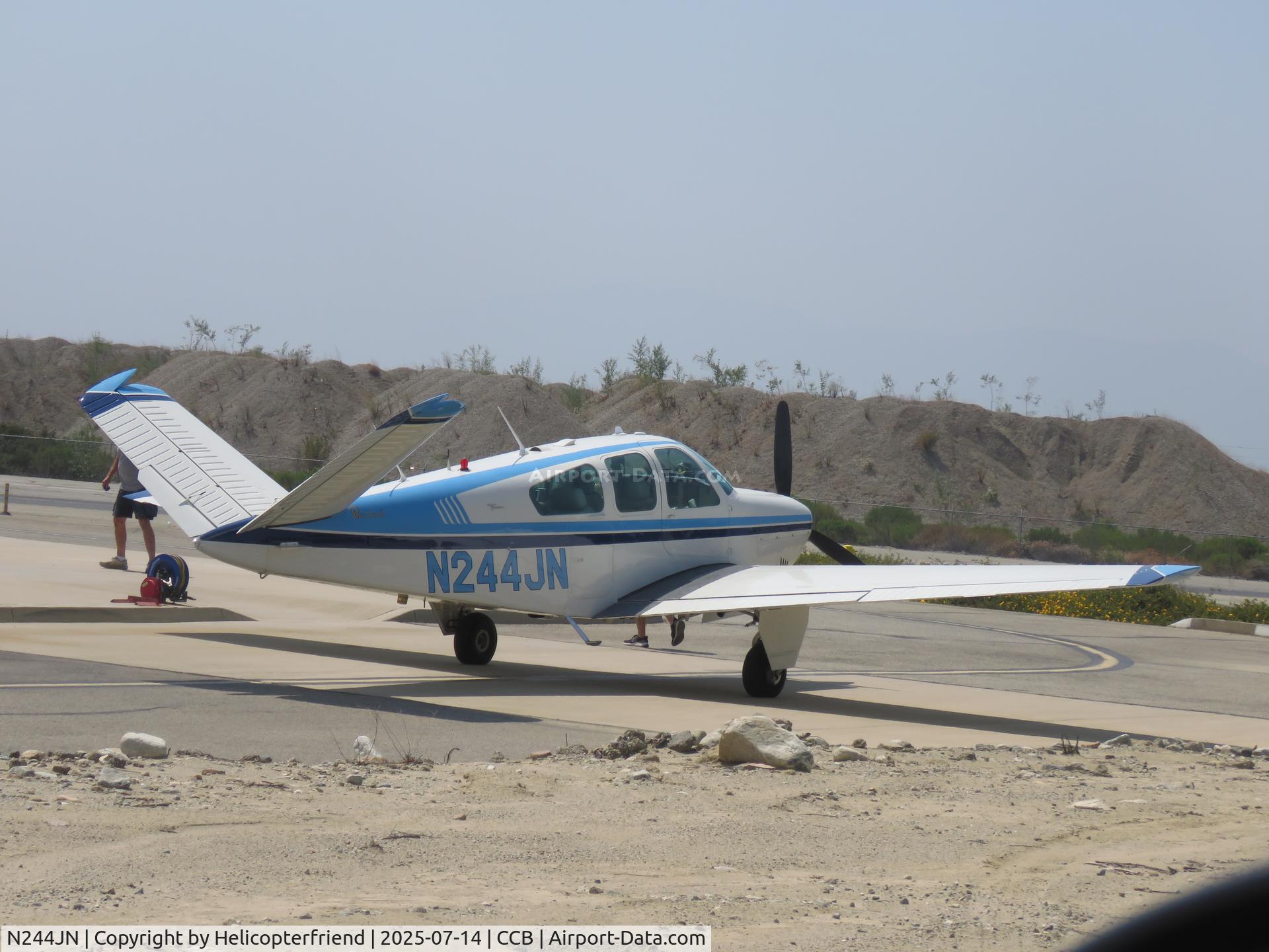 N244JN, 1964 Beech S35 Bonanza C/N D-7698, Gonna get some fuel
