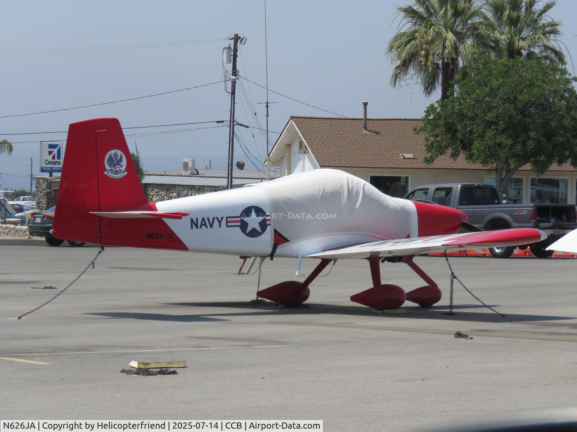 N626JA, 2015 Vans RV-7A C/N 73511, Parked & covered