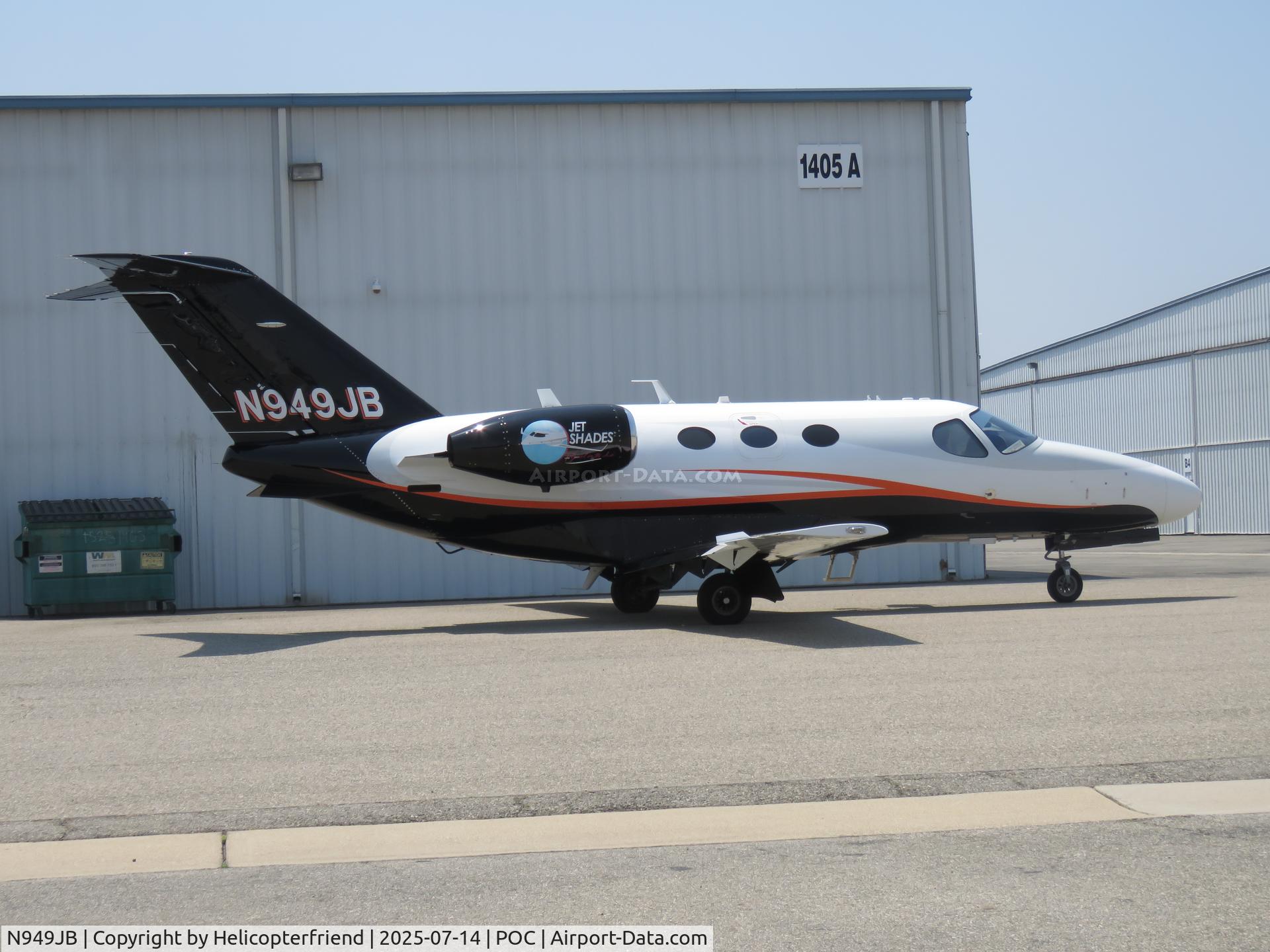N949JB, 2009 Cessna 510 Citation Mustang C/N 510-0218, Starting up