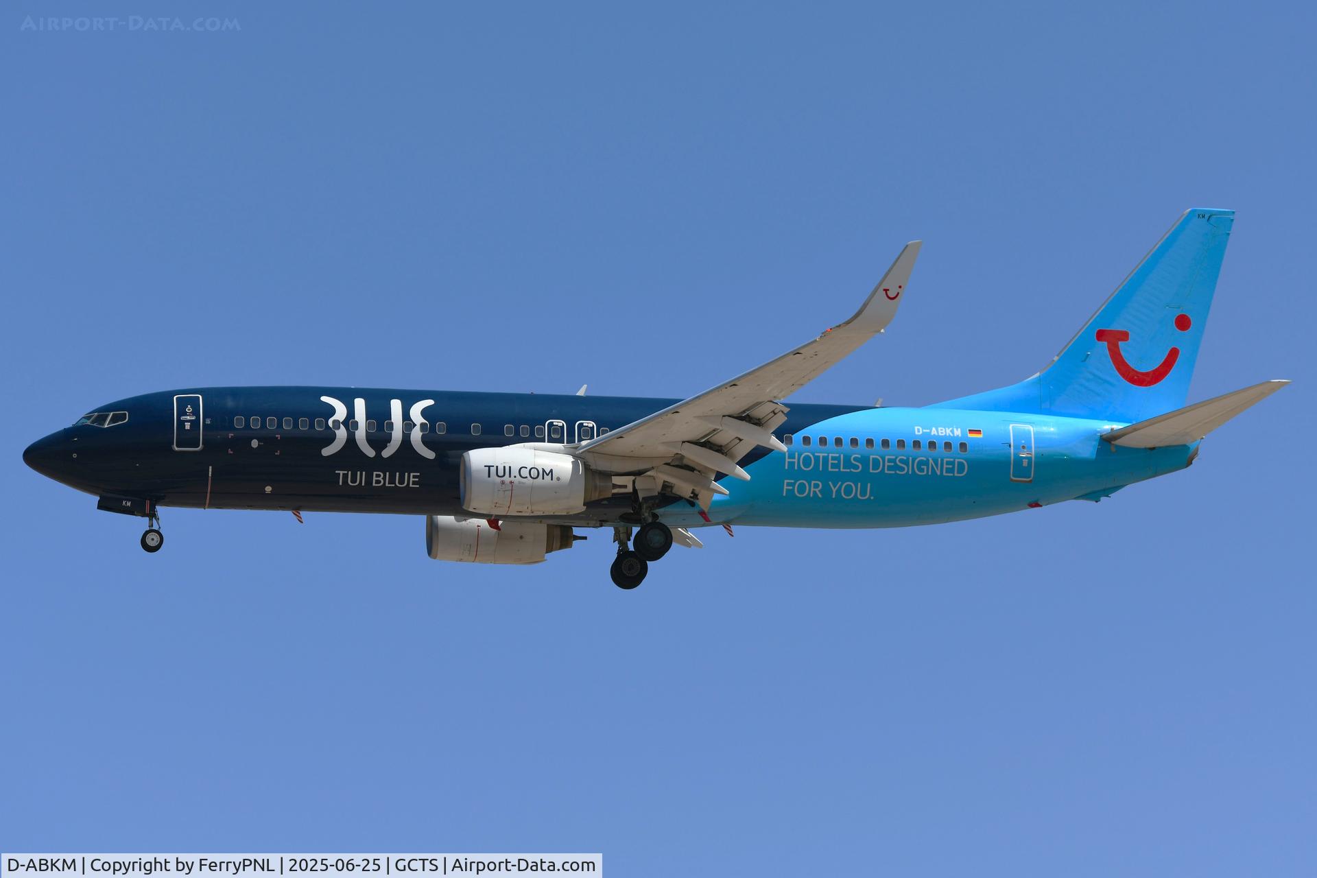 D-ABKM, 2010 Boeing 737-86J C/N 37755, Arrival of TUI B738 in billboard livery