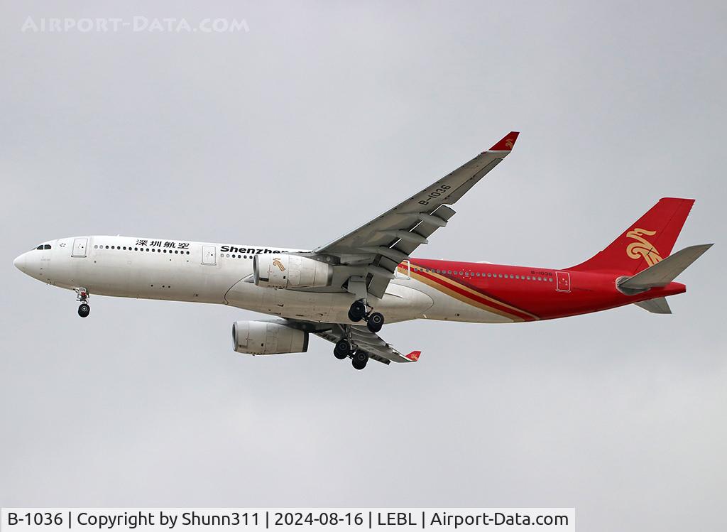 B-1036, 2017 Airbus A330-343 C/N 1839, Landing rwy 24R