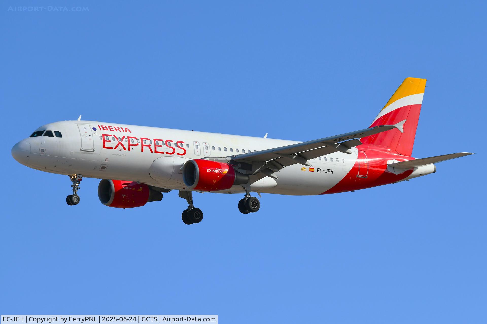 EC-JFH, 2003 Airbus A320-214 C/N 2104, Arrival of Iberia Express A320