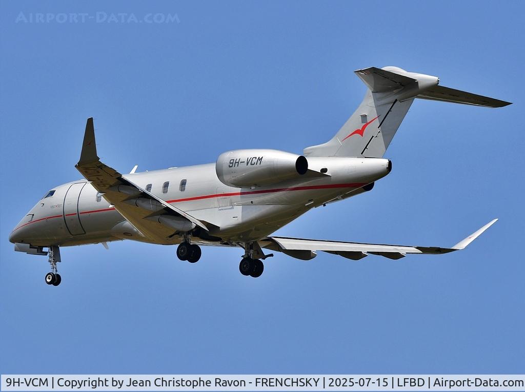 9H-VCM, 2016 Bombardier Challenger 300 (BD-100-1A10) C/N 20624, VJT431 from Salerno QSR