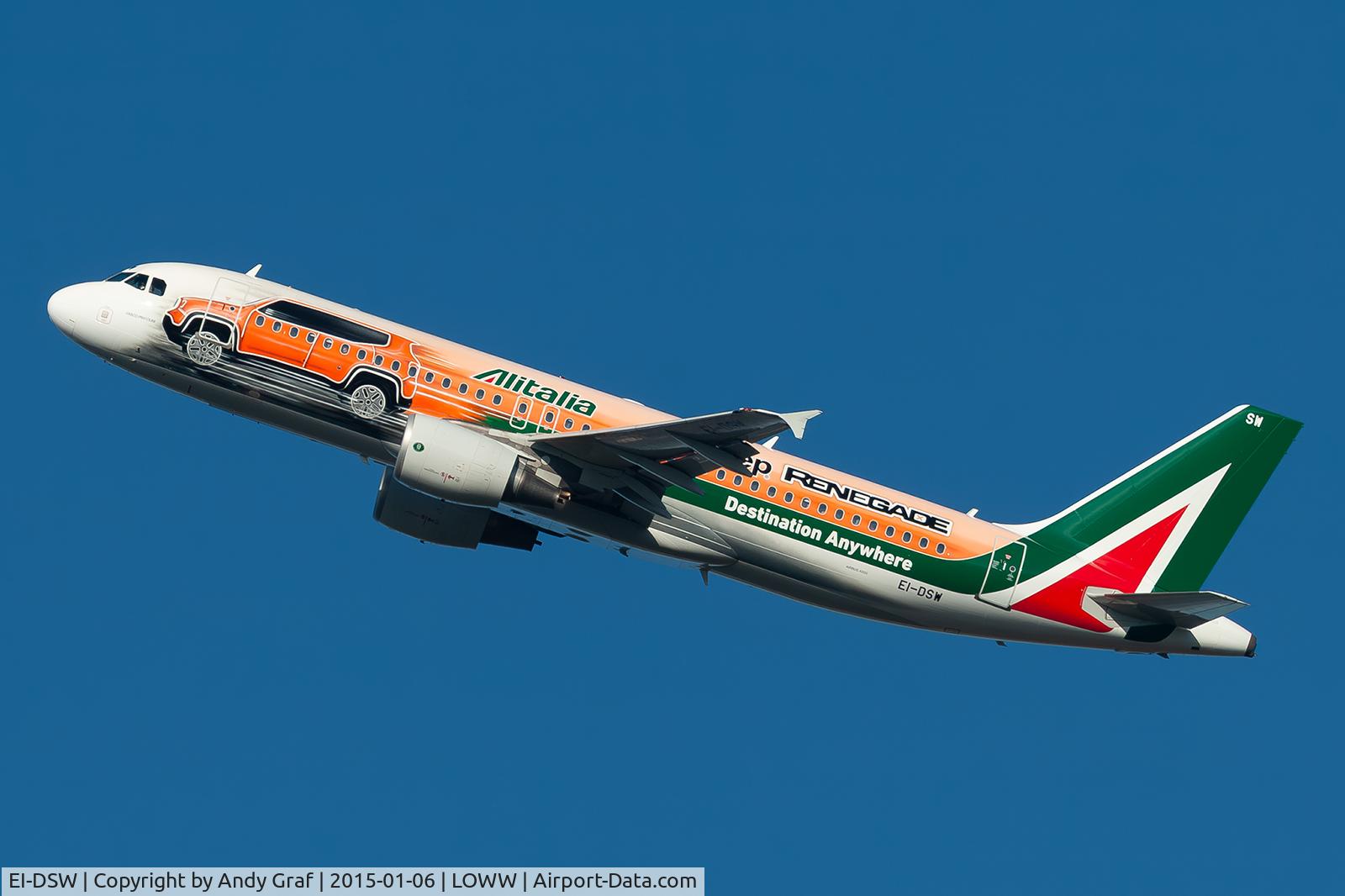EI-DSW, 2008 Airbus A320-216 C/N 3609, Alitalia A320