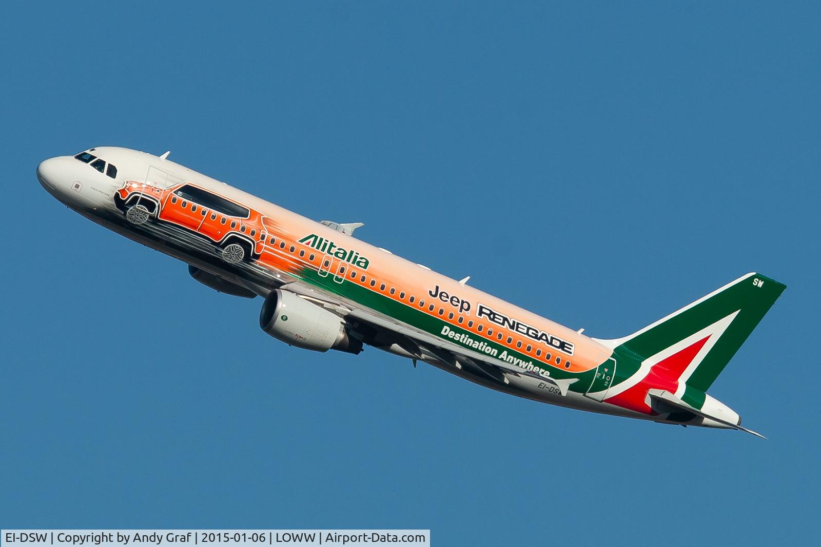 EI-DSW, 2008 Airbus A320-216 C/N 3609, Alitalia A320
