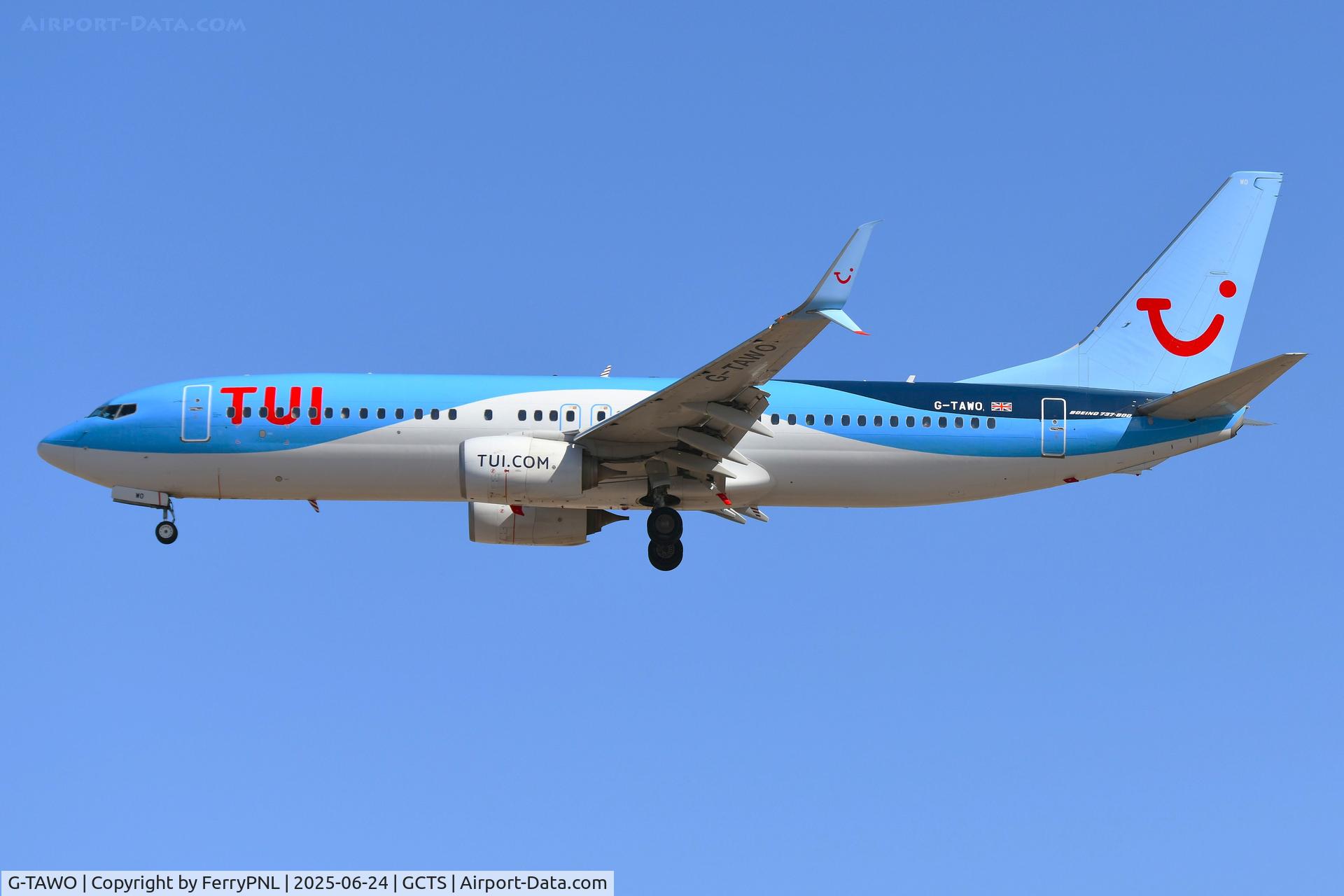 G-TAWO, 2013 Boeing 737-8K5 C/N 37255, Arrival of TUI B738