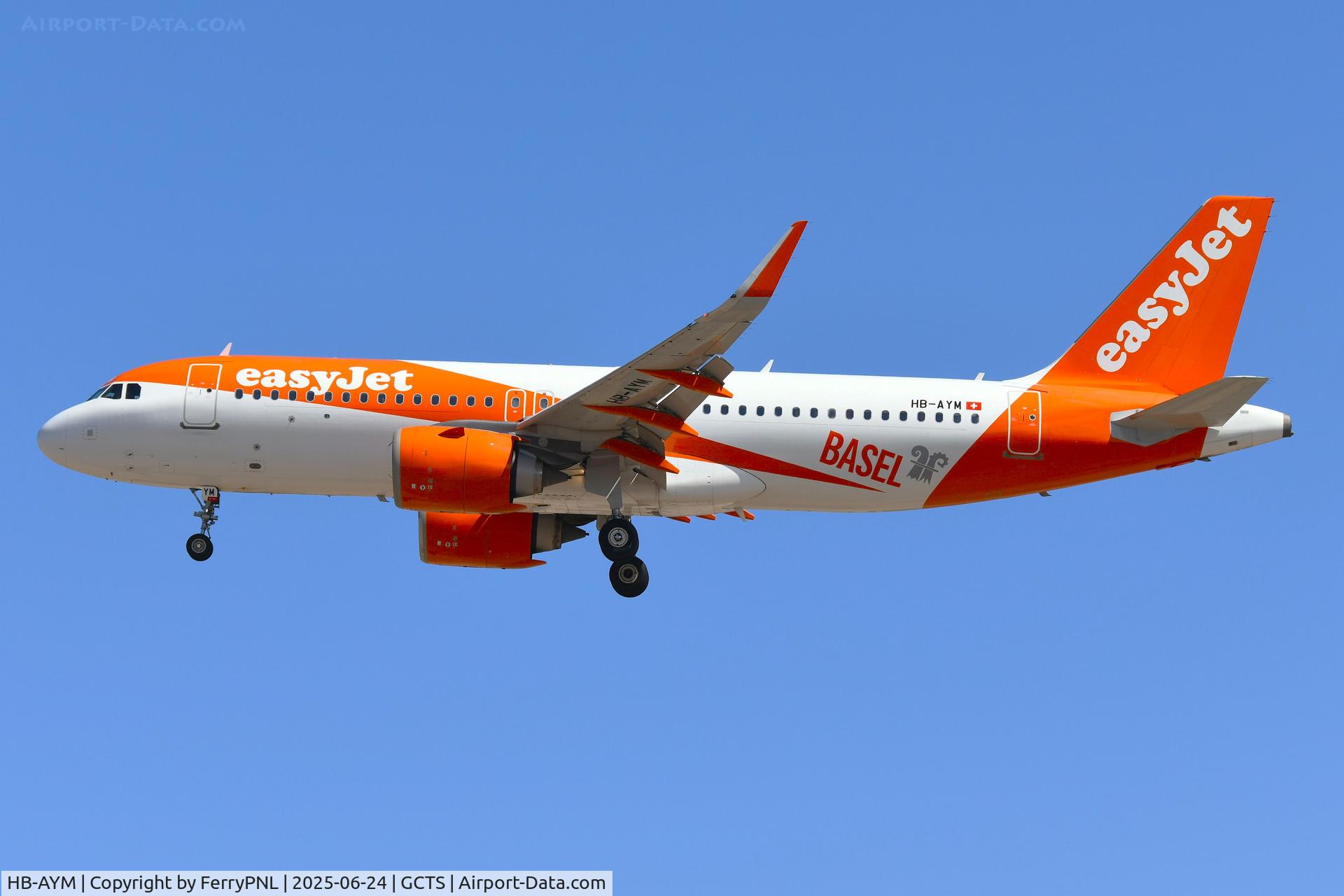 HB-AYM, 2019 Airbus A320-251 Neo C/N 9171, asyjet Switserland A320N landing