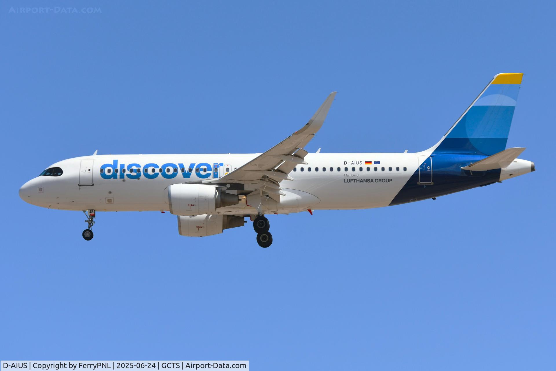 D-AIUS, 2016 Airbus A320-214 C/N 7024, Discover A320 landing