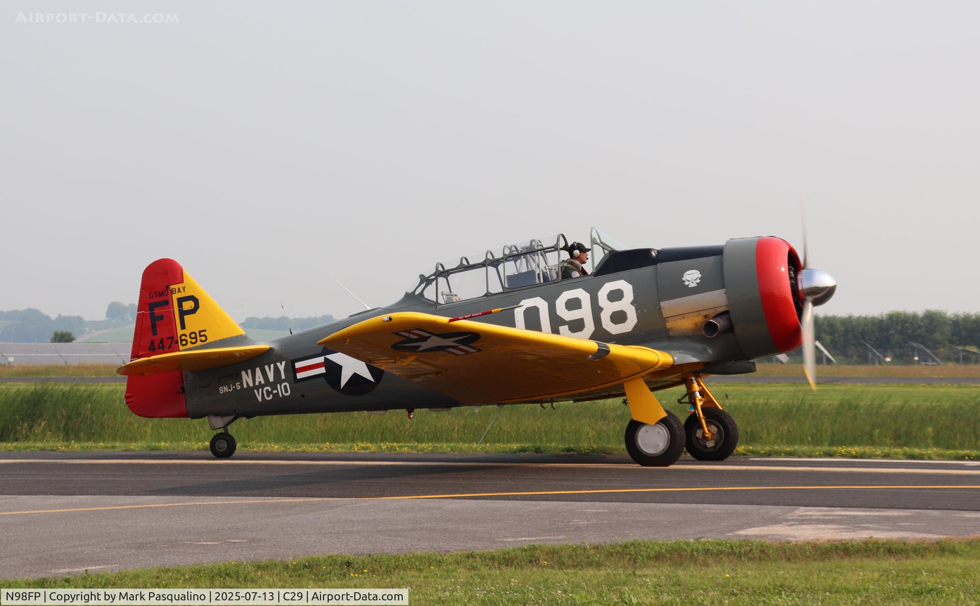 N98FP, 1944 North American AT-6G Texan C/N 7695, North American AT-6G