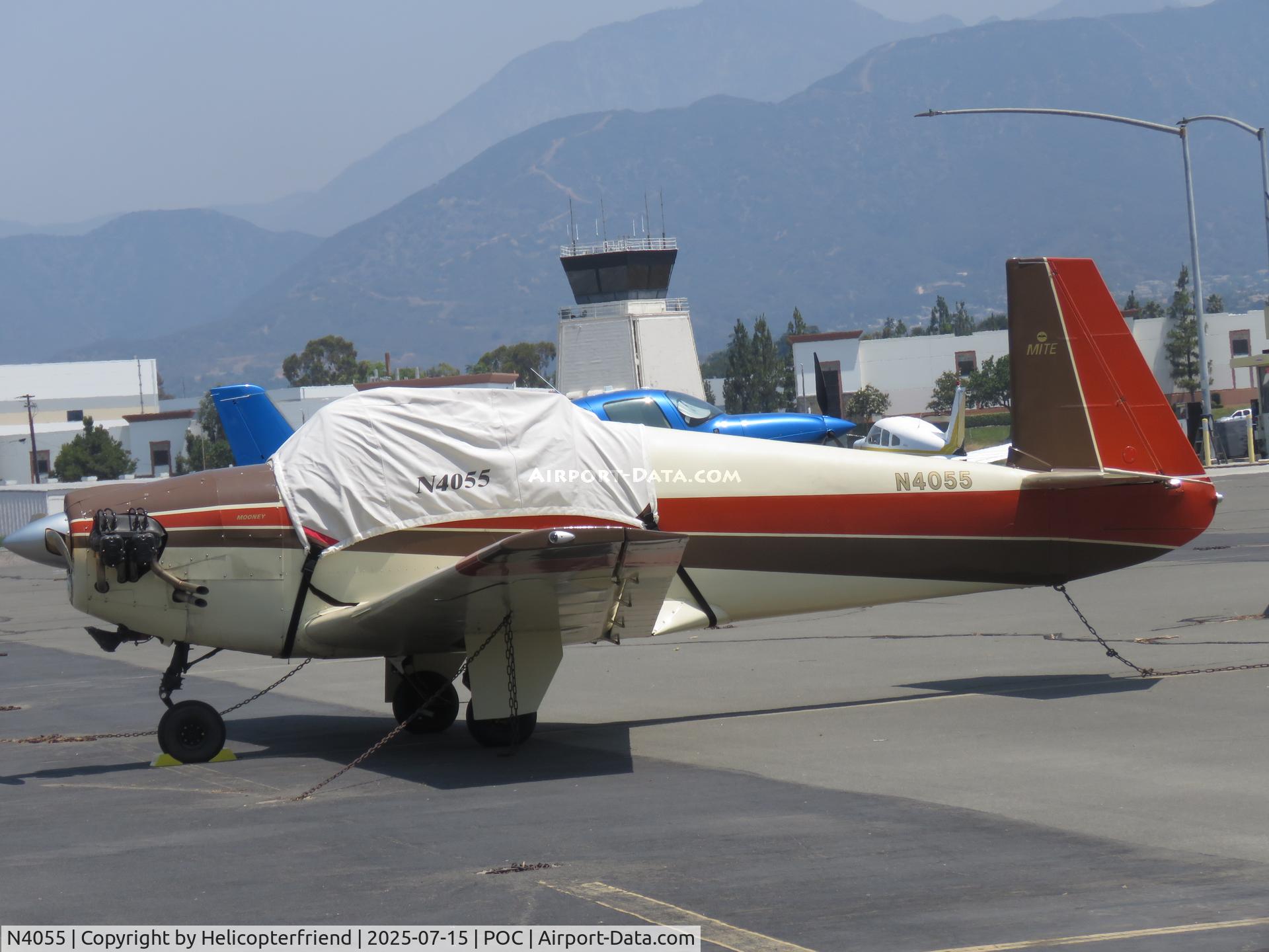 N4055, 1951 Mooney M-18LA C/N 113, Parked in transit parking