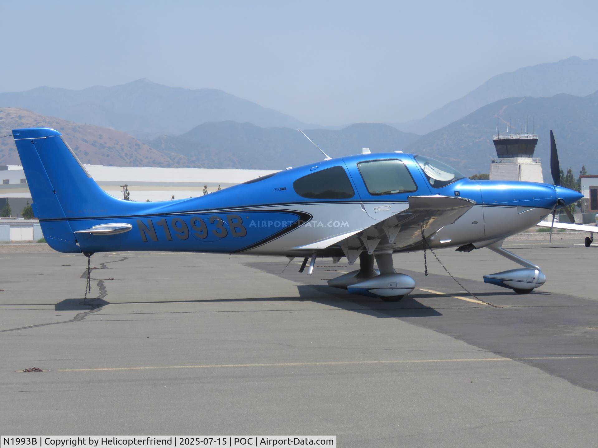 N1993B, 2020 Cirrus SR22T Platinum C/N 2111, Parked in transit
