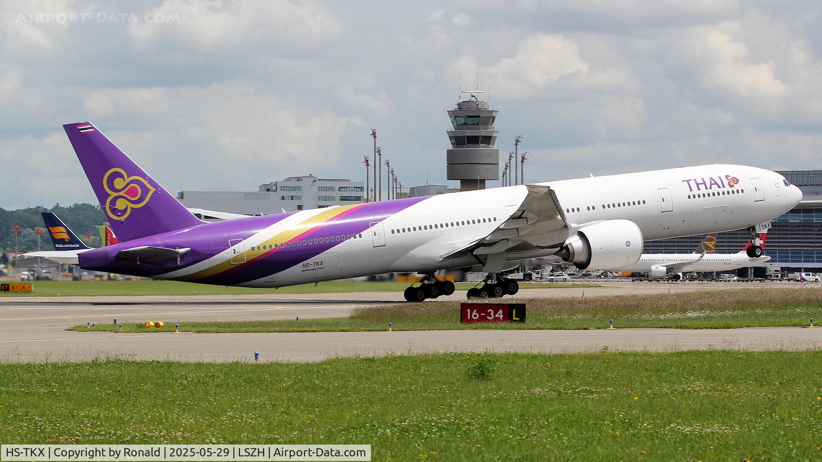 HS-TKX, 2014 Boeing 777-3D7/ER C/N 42113, at zrh