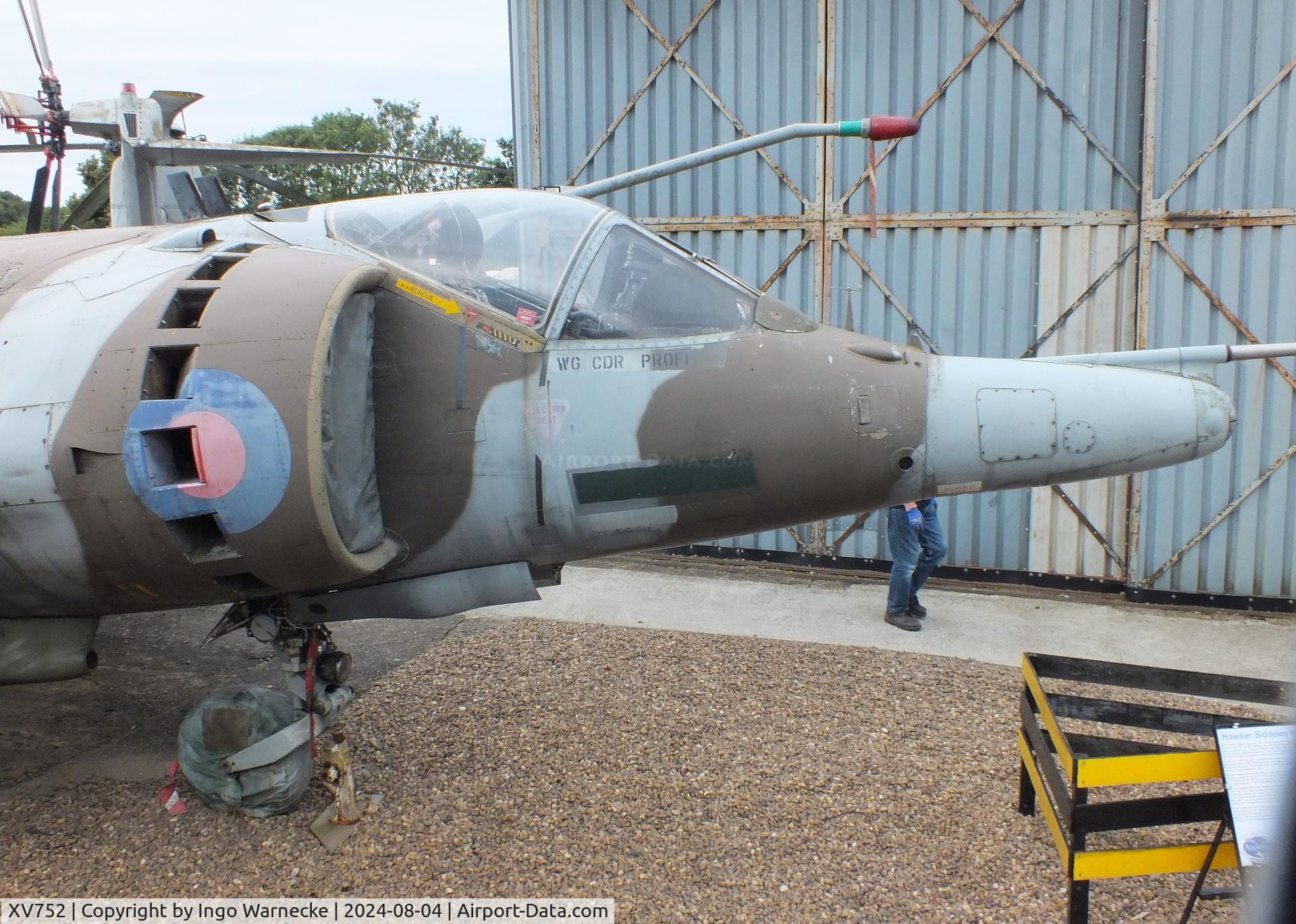 XV752, 1969 Hawker Siddeley Harrier GR.3 C/N 712015, Hawker Siddeley Harrier GR3 at the Aeroventure South Yorkshire Aircraft Museum, Doncaster