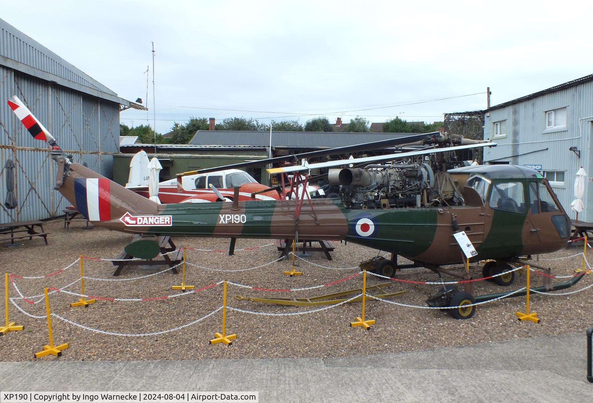 XP190, Westland Scout AH.1 C/N S2/8443, Westland Scout AH1 at the Aeroventure South Yorkshire Aircraft Museum, Doncaster