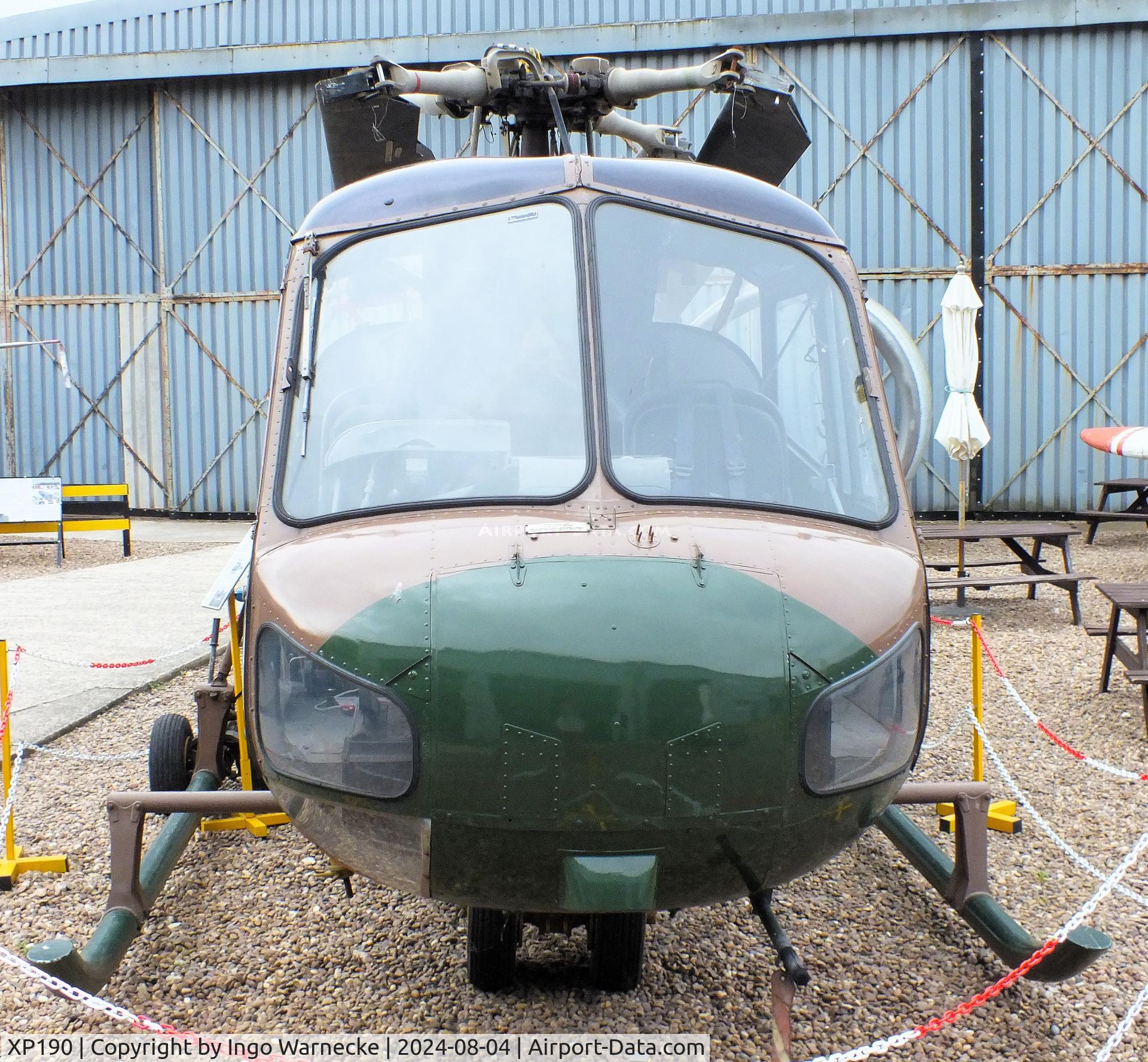 XP190, Westland Scout AH.1 C/N S2/8443, Westland Scout AH1 at the Aeroventure South Yorkshire Aircraft Museum, Doncaster