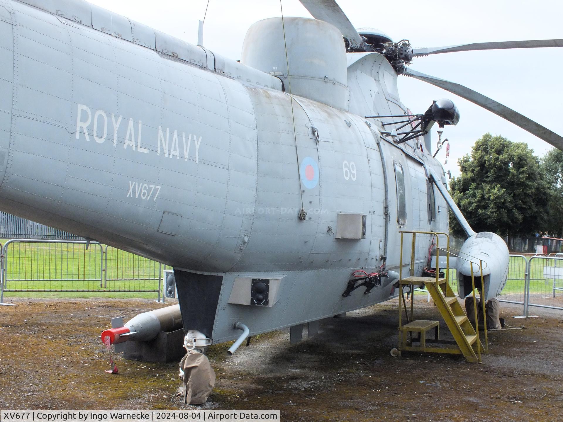 XV677, 1970 Westland Sea King HAS.6 C/N WA665, Westland Sea King HAS6 at the Aeroventure South Yorkshire Aircraft Museum, Doncaster