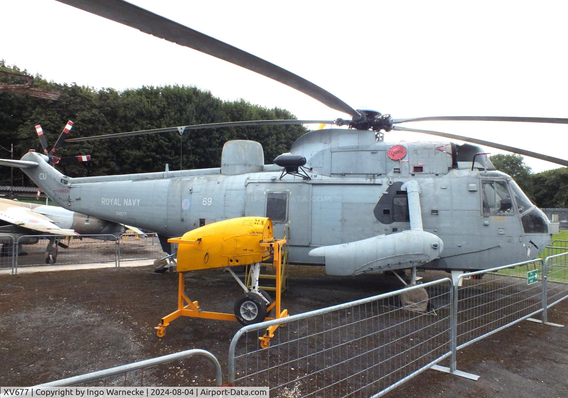 XV677, 1970 Westland Sea King HAS.6 C/N WA665, Westland Sea King HAS6 at the Aeroventure South Yorkshire Aircraft Museum, Doncaster