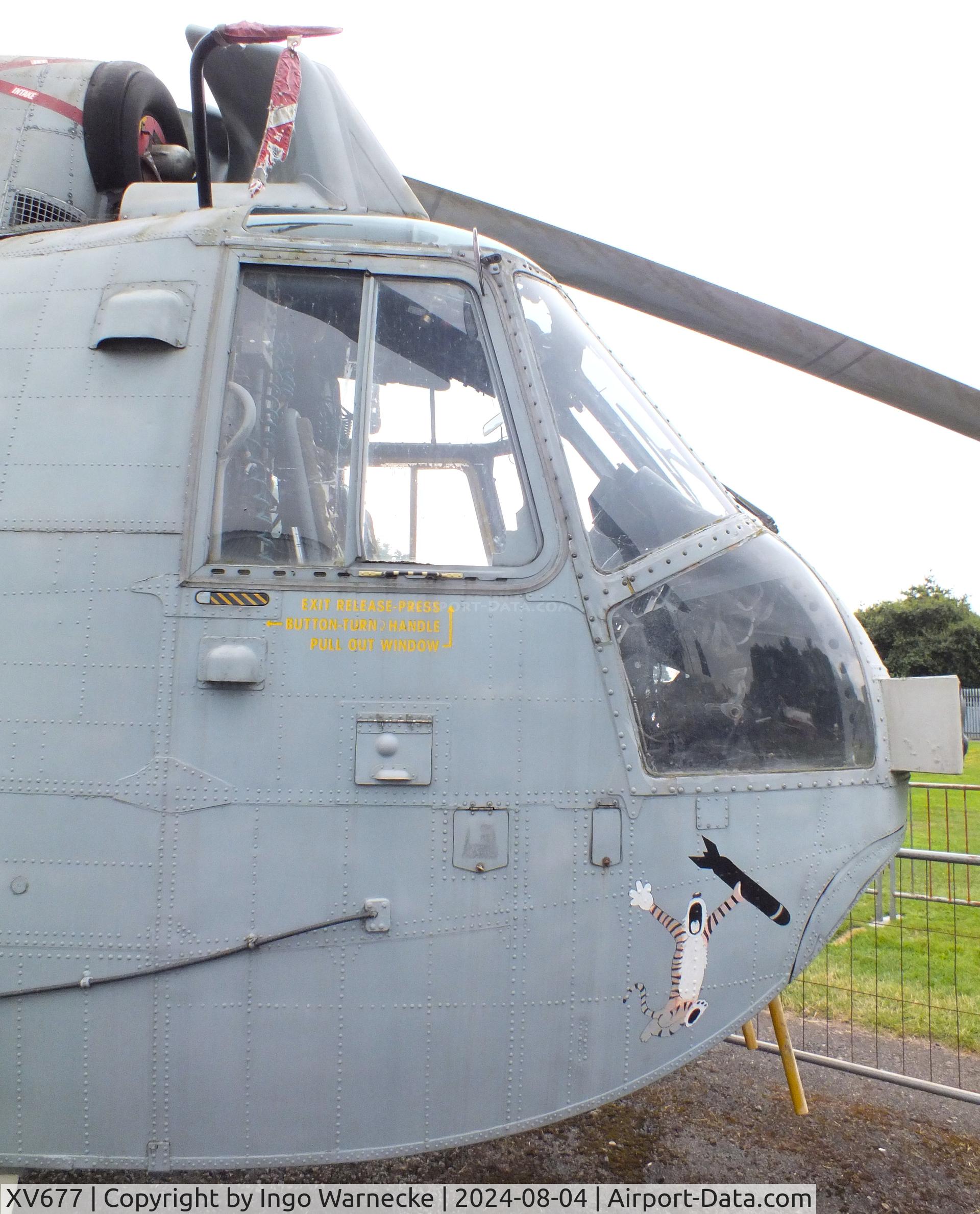 XV677, 1970 Westland Sea King HAS.6 C/N WA665, Westland Sea King HAS6 at the Aeroventure South Yorkshire Aircraft Museum, Doncaster