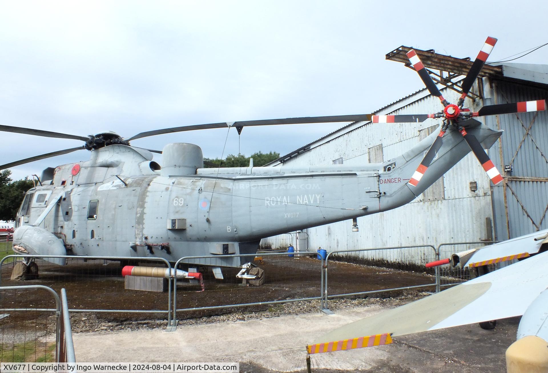 XV677, 1970 Westland Sea King HAS.6 C/N WA665, Westland Sea King HAS6 at the Aeroventure South Yorkshire Aircraft Museum, Doncaster
