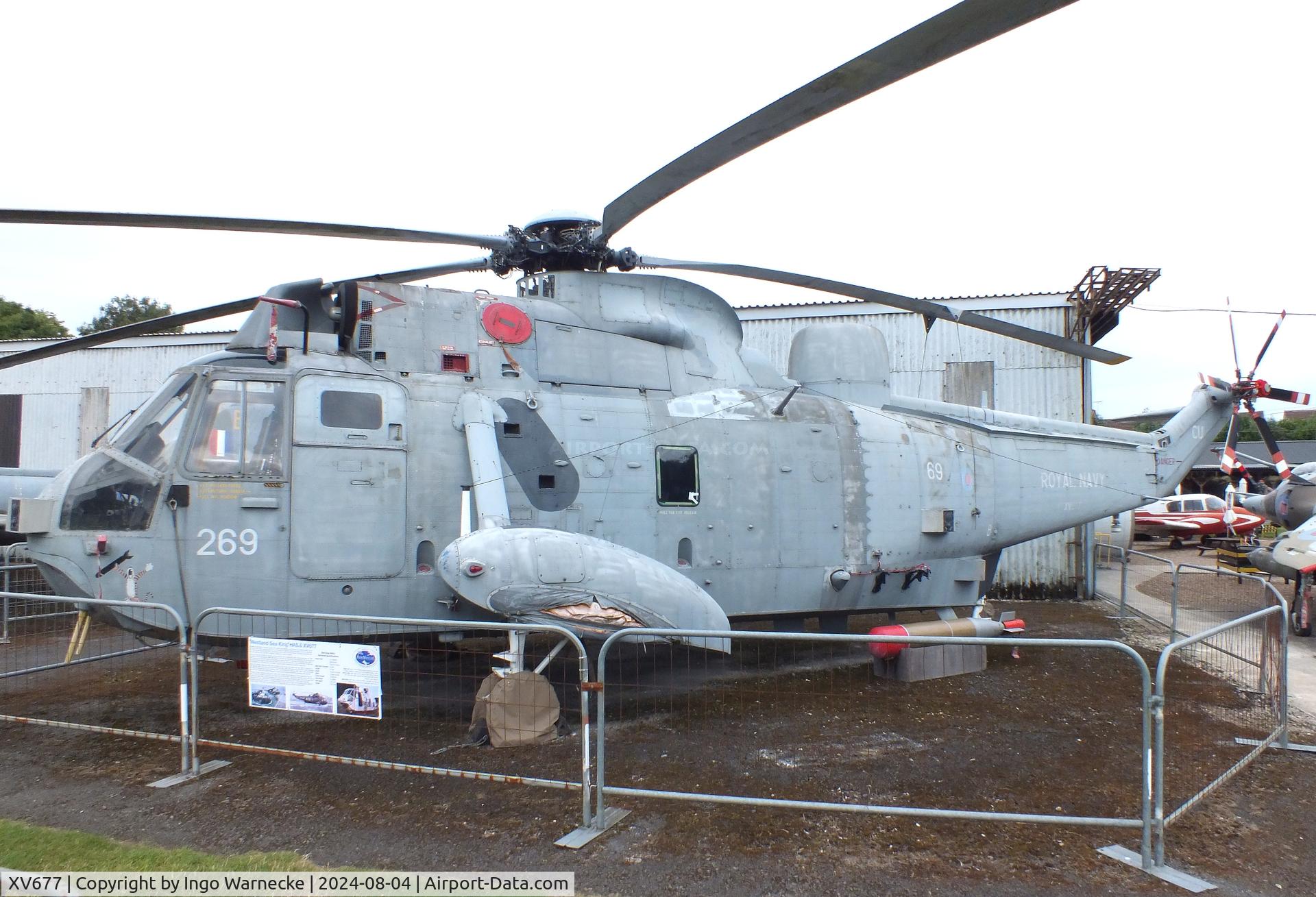 XV677, 1970 Westland Sea King HAS.6 C/N WA665, Westland Sea King HAS6 at the Aeroventure South Yorkshire Aircraft Museum, Doncaster