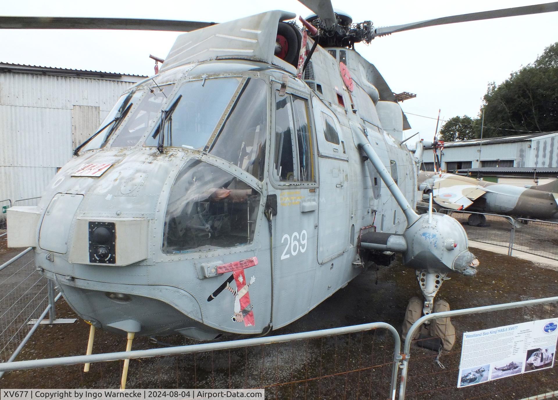 XV677, 1970 Westland Sea King HAS.6 C/N WA665, Westland Sea King HAS6 at the Aeroventure South Yorkshire Aircraft Museum, Doncaster