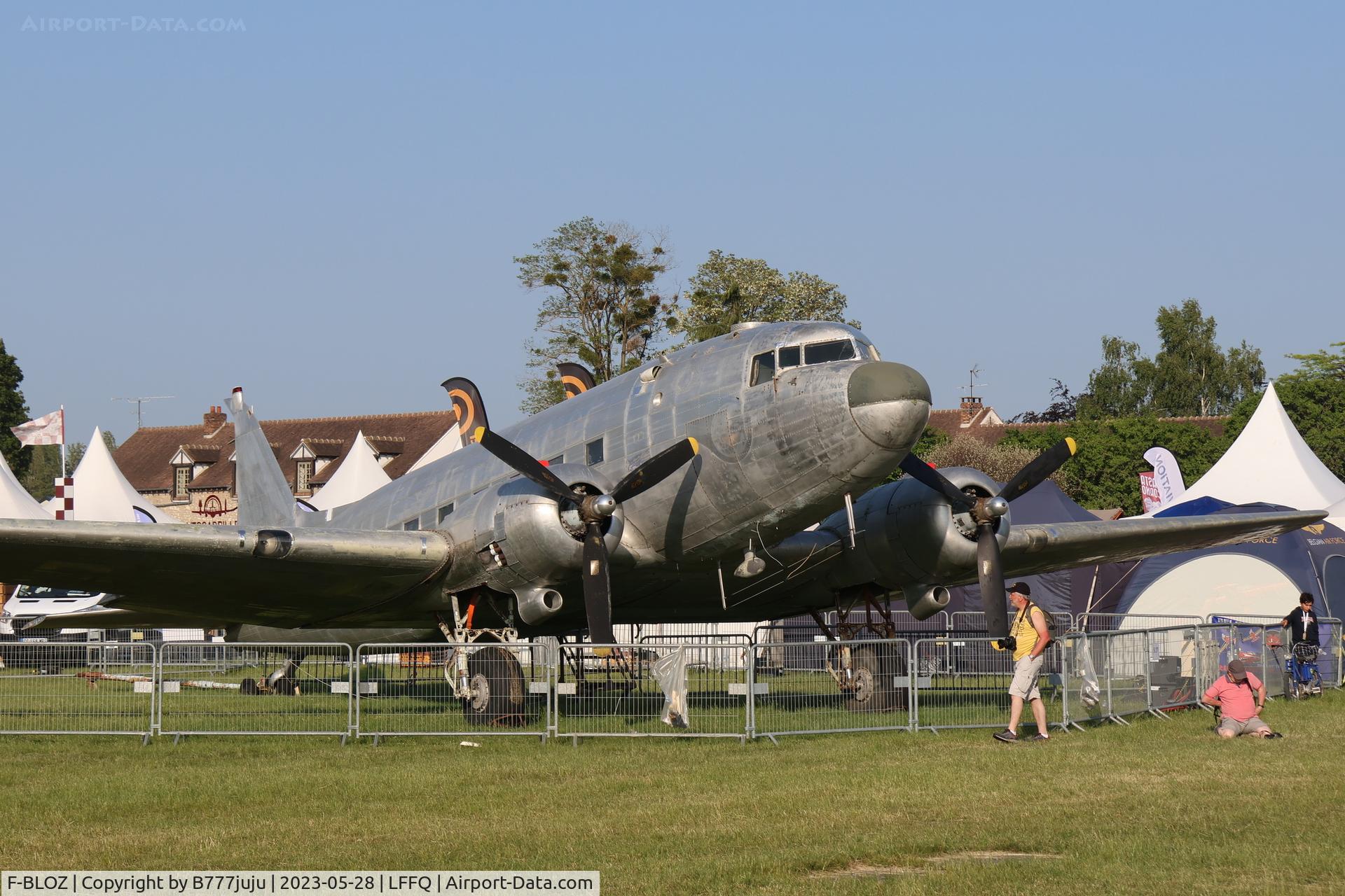 F-BLOZ, 1942 Douglas DC3C-S1C3G (C-47A-20-DK) C/N 13142, Ferté Alais 2023