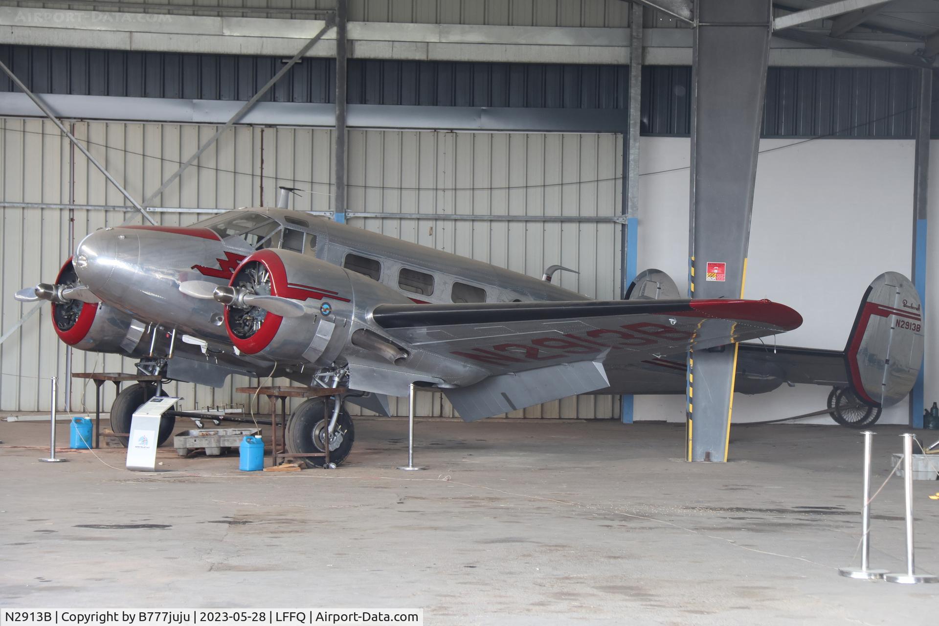 N2913B, 1953 Beech D18S C/N A-963, Ferté Alais 2023
