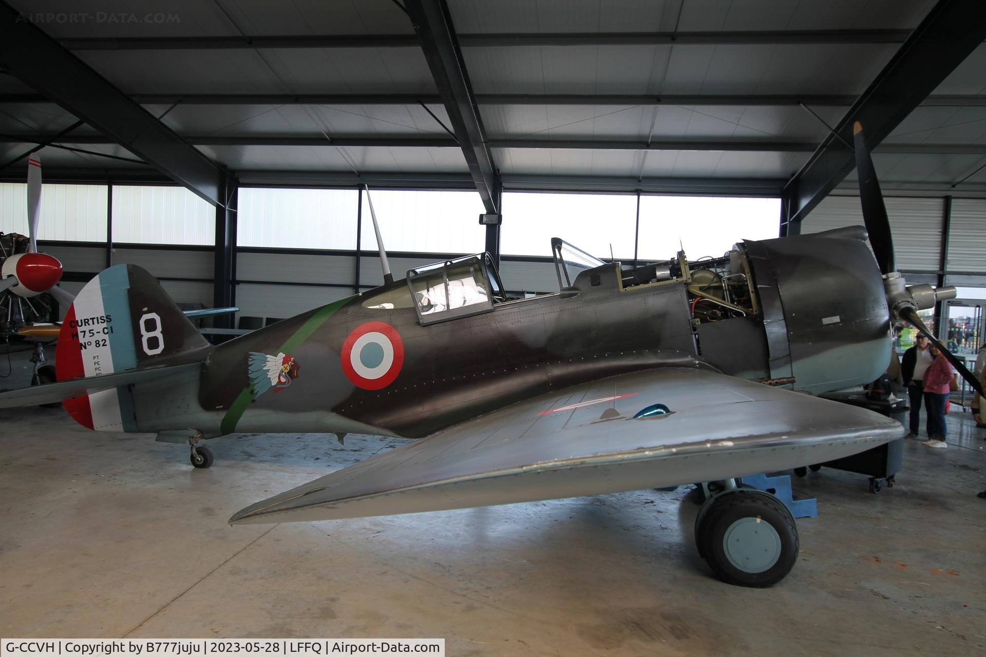 G-CCVH, 1939 Curtiss H-75A-1 C/N 12881, Ferté Alais 2023