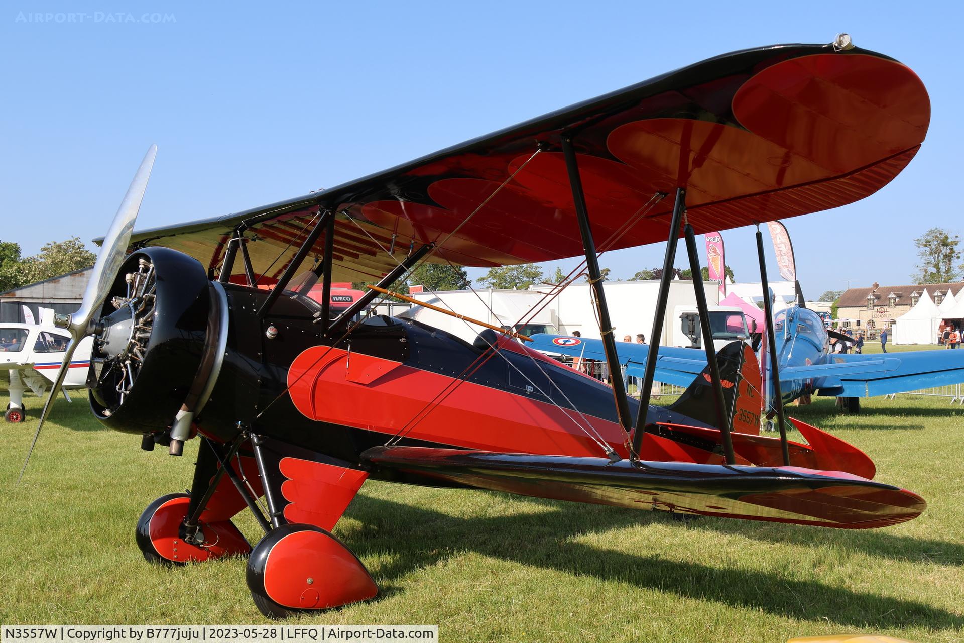 N3557W, 1931 Waco PCF C/N 3557, Ferté Alais 2023