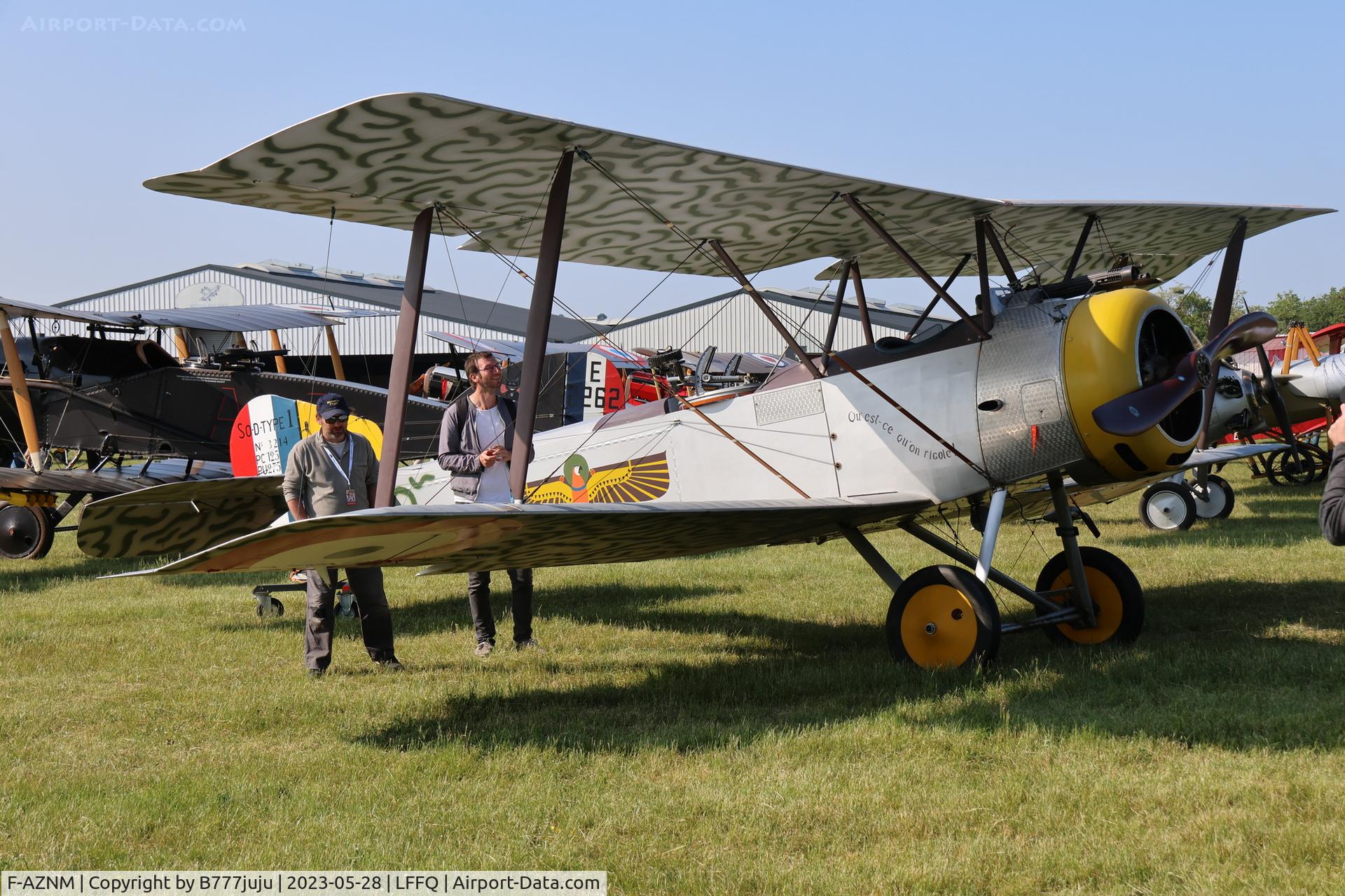 F-AZNM, 1915 Sopwith 1½ Strutter 1B2 C/N 2897, Ferté Alais 2023