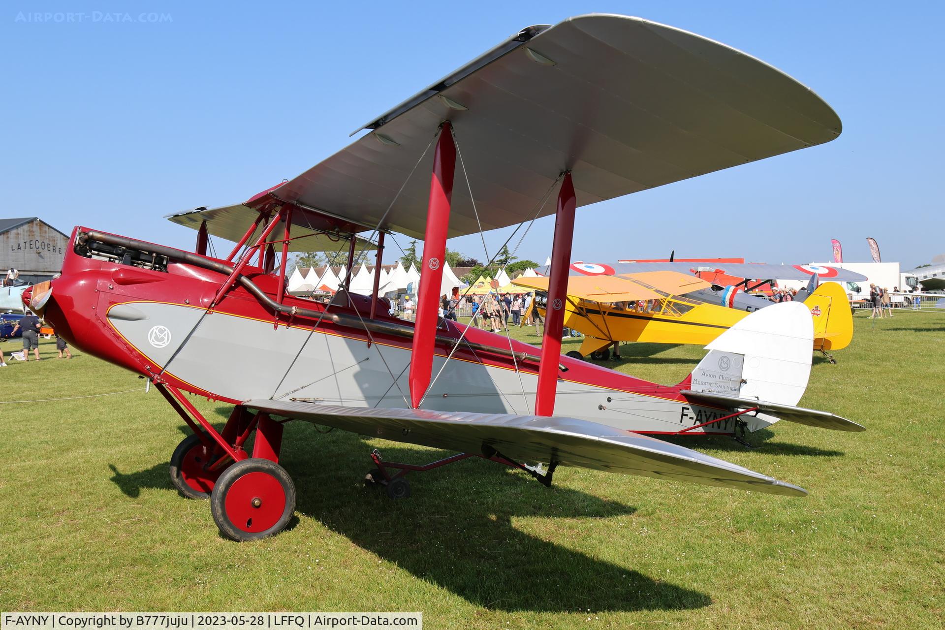 F-AYNY, 1931 Morane-Saulnier MS-60 Moth C/N 13, Ferté Alais 2023
