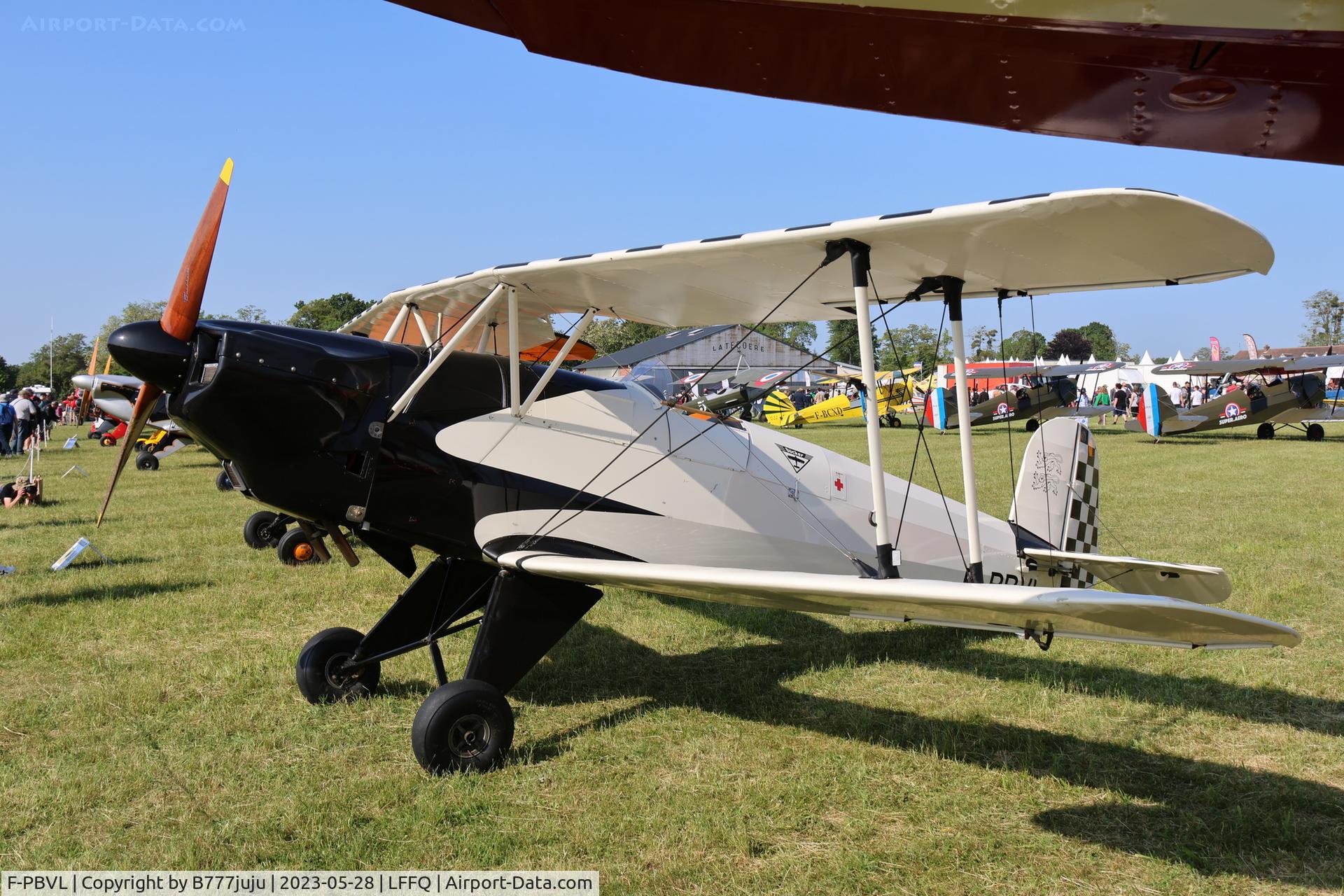 F-PBVL, Bucker Bu-131 Jungmann Replica C/N BV-01, Ferté Alais 2023