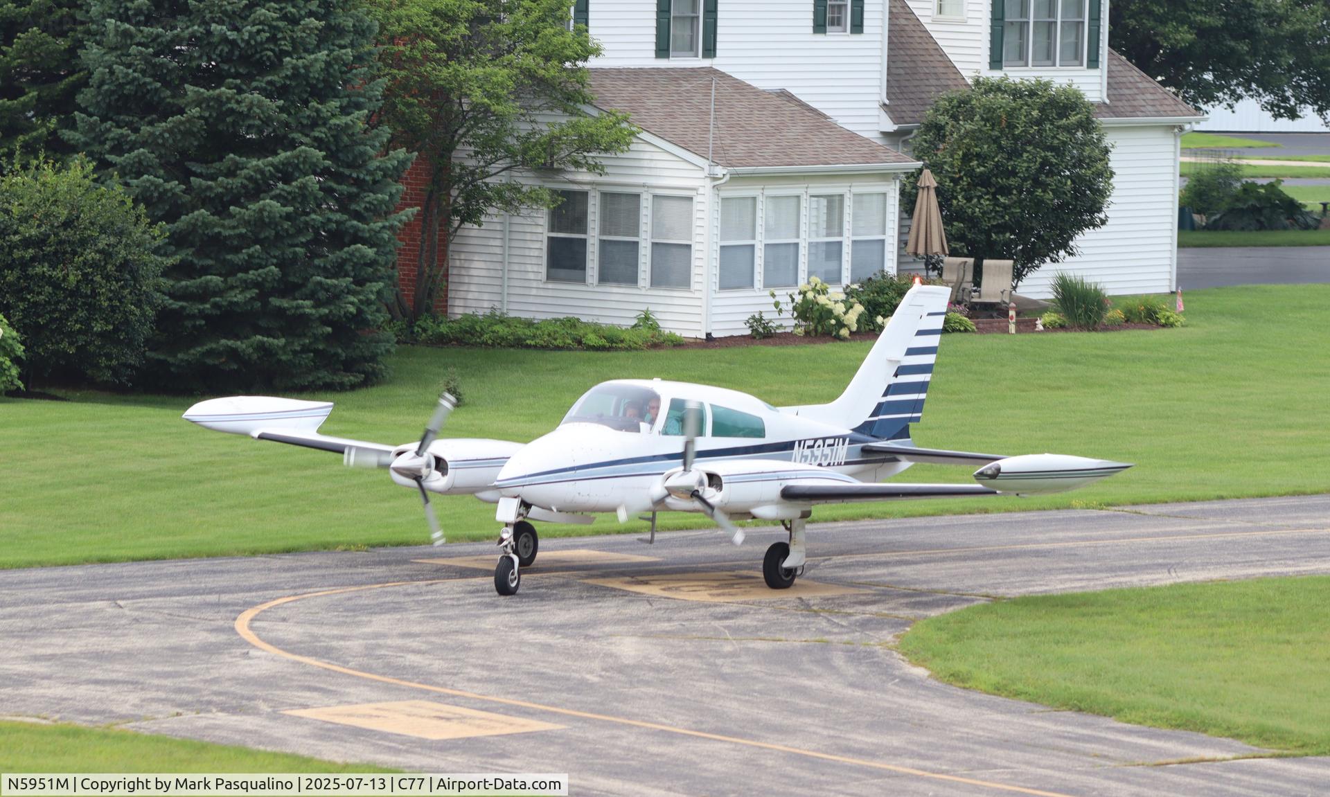 N5951M, 1973 Cessna 310Q C/N 310Q0737, Cessna 310Q