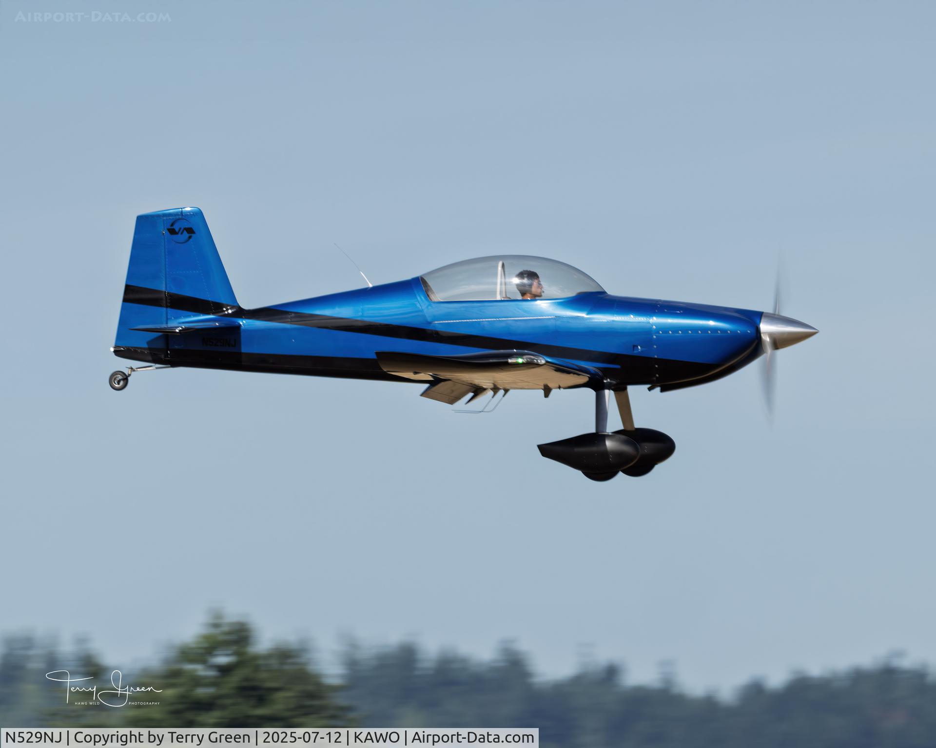 N529NJ, 2022 Van's RV-8 C/N 83125, KAWO