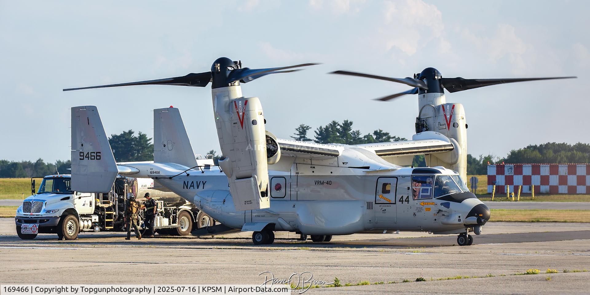 169466, Bell Boeing CMV-22B Osprey C/N D2032, VRM-40 / NAS Norfolk, VA