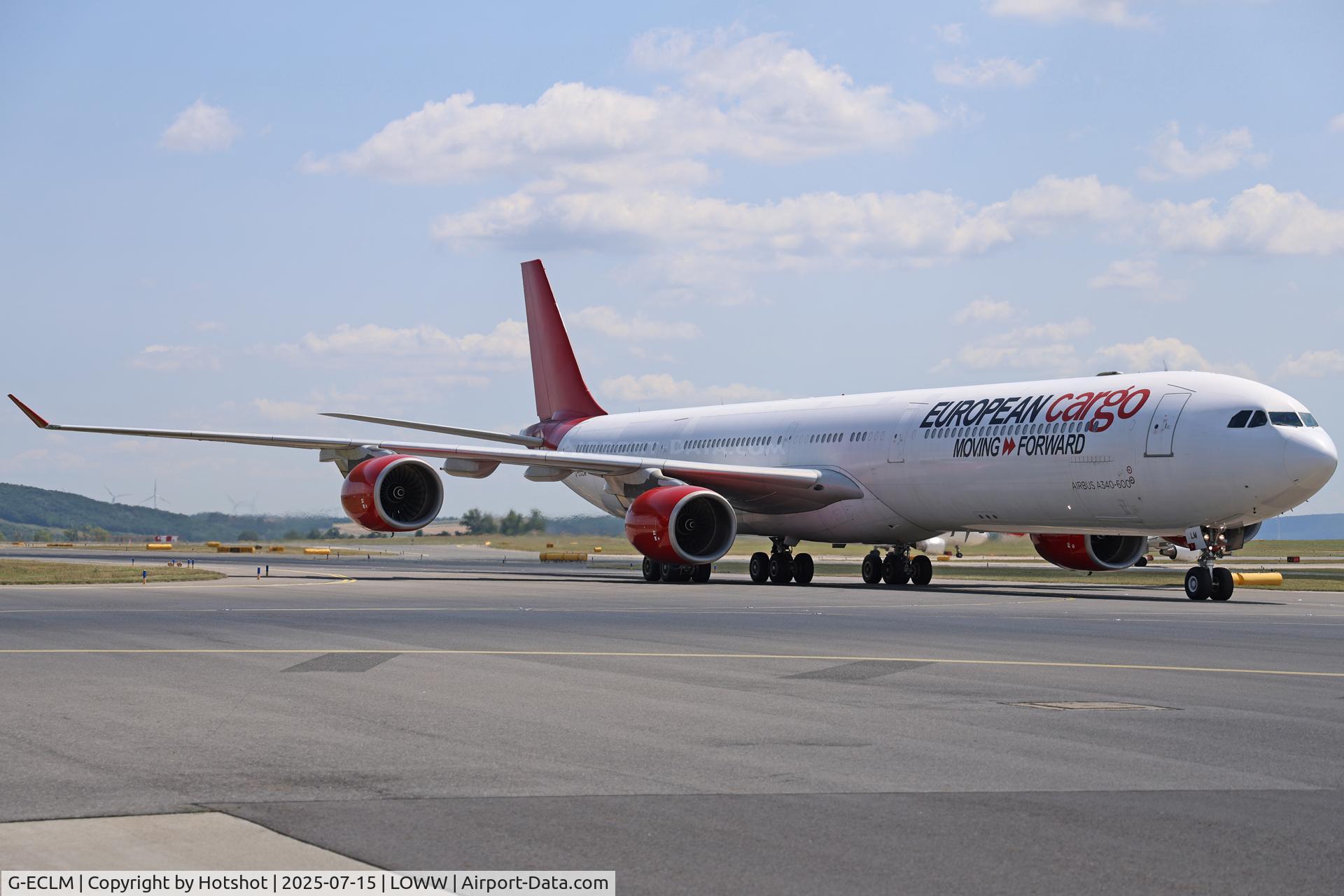G-ECLM, 2005 Airbus A340-600 C/N 622, Arriving for a fuel-stop