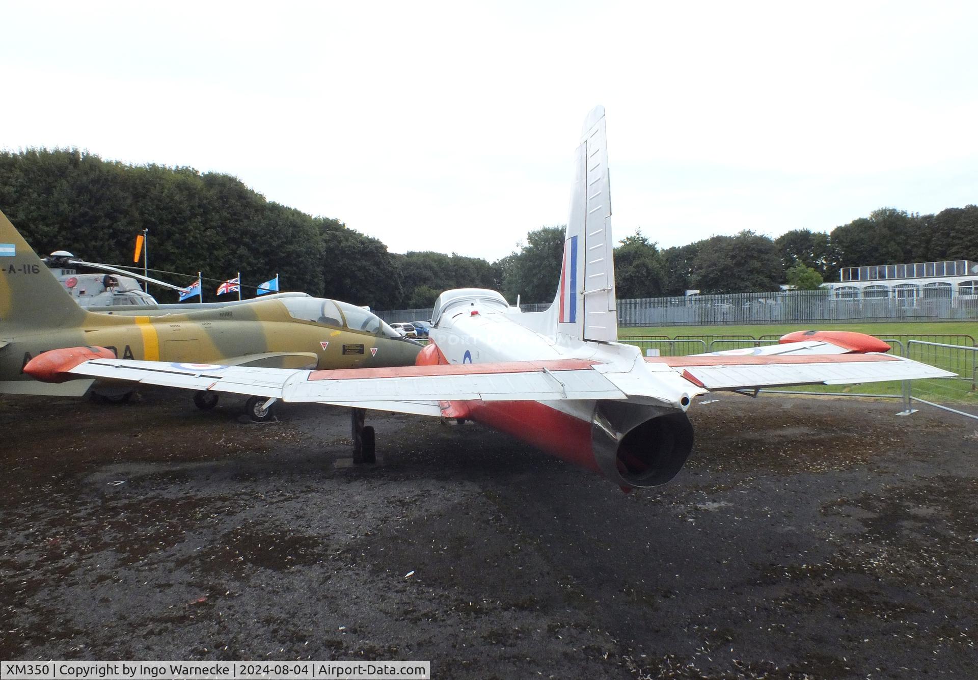 XM350, 1959 Hunting P-84 Jet Provost T.3A C/N PAC/W/6307, Hunting Percival P.84 Jet Provost T3A at the Aeroventure South Yorkshire Aircraft Museum, Doncaster