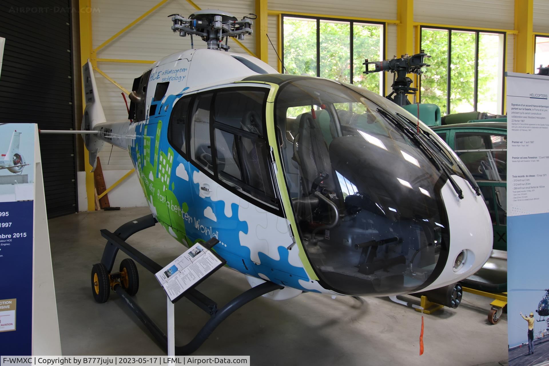 F-WMXC, Eurocopter EC-120B Colibri C/N 1082, at Saint-Victoret museumDiesel engine