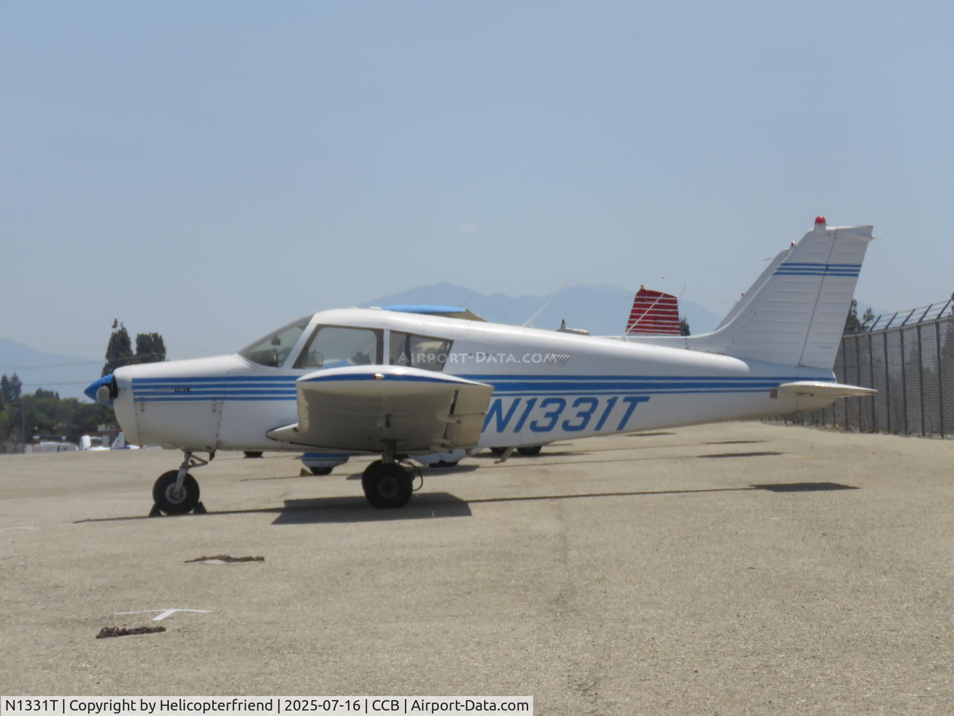 N1331T, 1972 Piper PA-28-140 C/N 28-7225468, Parked in transit