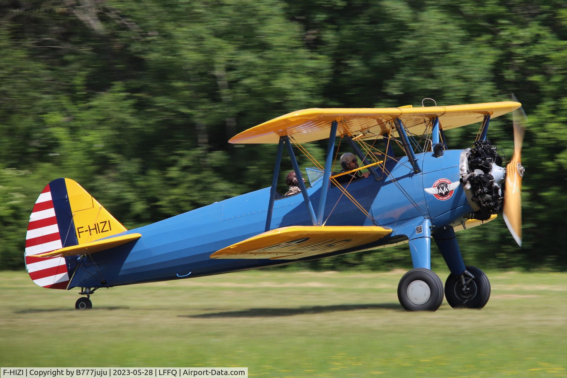 F-HIZI, 1940 Boeing A75N1 (PT-17) C/N 75-548, Ferté Alais 2023